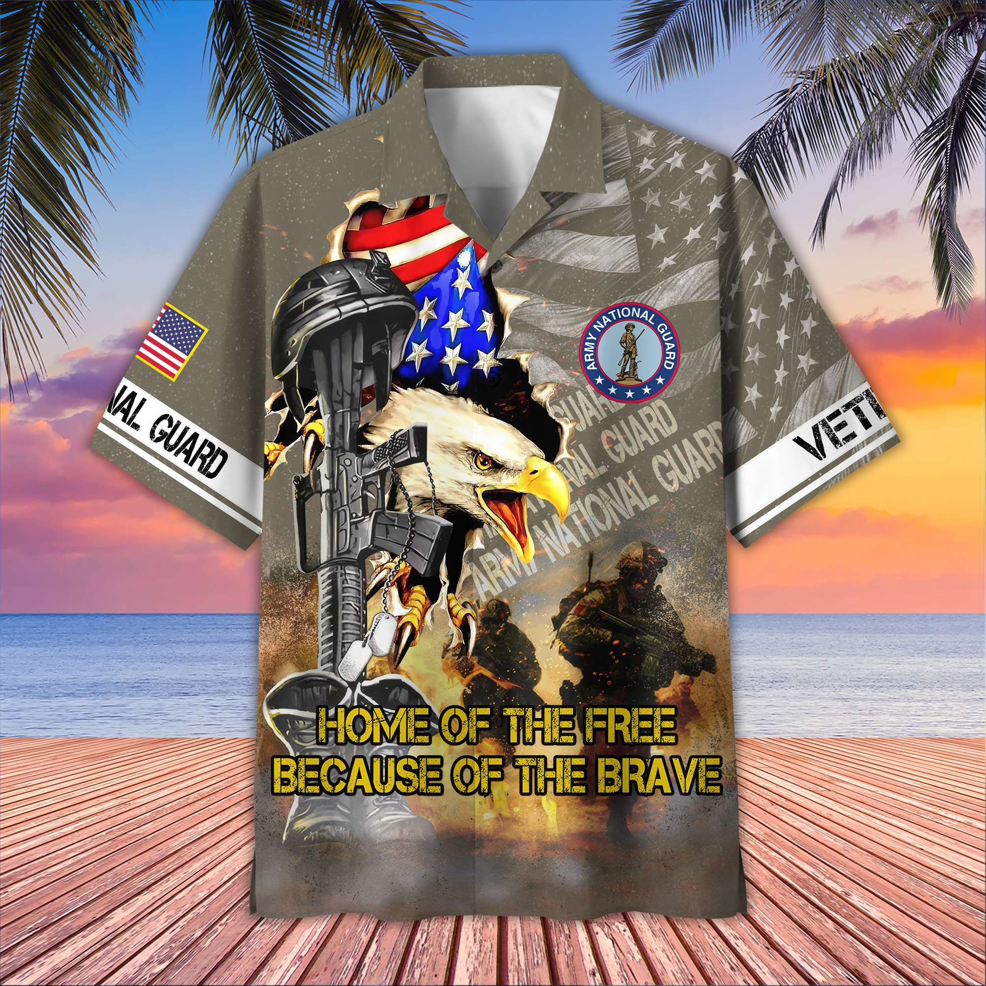 US Army National Guard Hawaiian Shirt VPVC406408, Gifts For Army National Guard Veteran, Best Gifts On Father’s Day, Armed Forces Day, Independence Day, Veterans Day