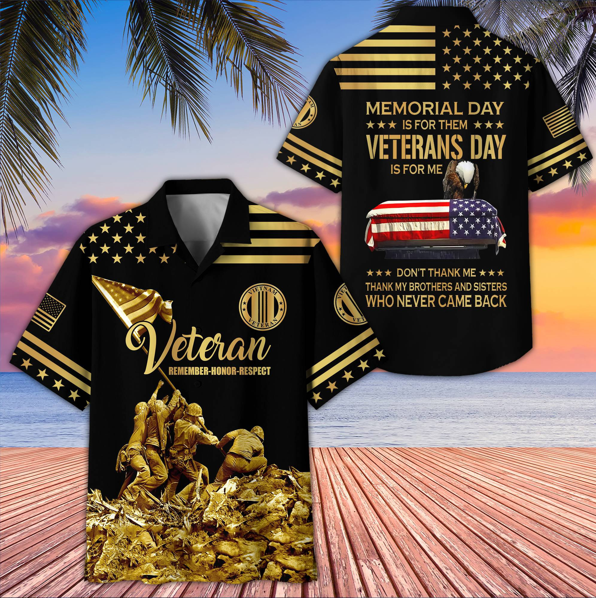 Premium Vietnam Veteran Hawaiian Shirt VPVC406306, Gifts For Vietnam Veteran, Best Gifts On Father’s Day, Armed Forces Day, Independence Day, Veterans Day