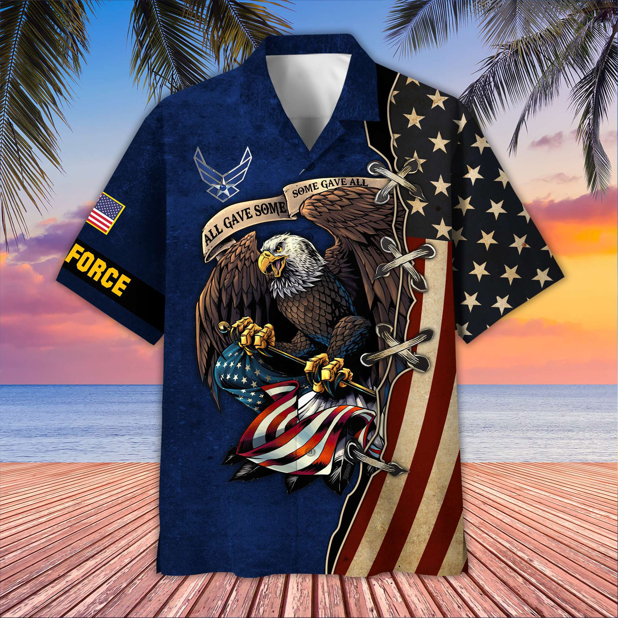 Premium USAF Hawaiian Shirt VPVC406004, Gifts For Air Force Veteran, Best Gifts On Father’s Day, Armed Forces Day, Independence Day, Veterans Day