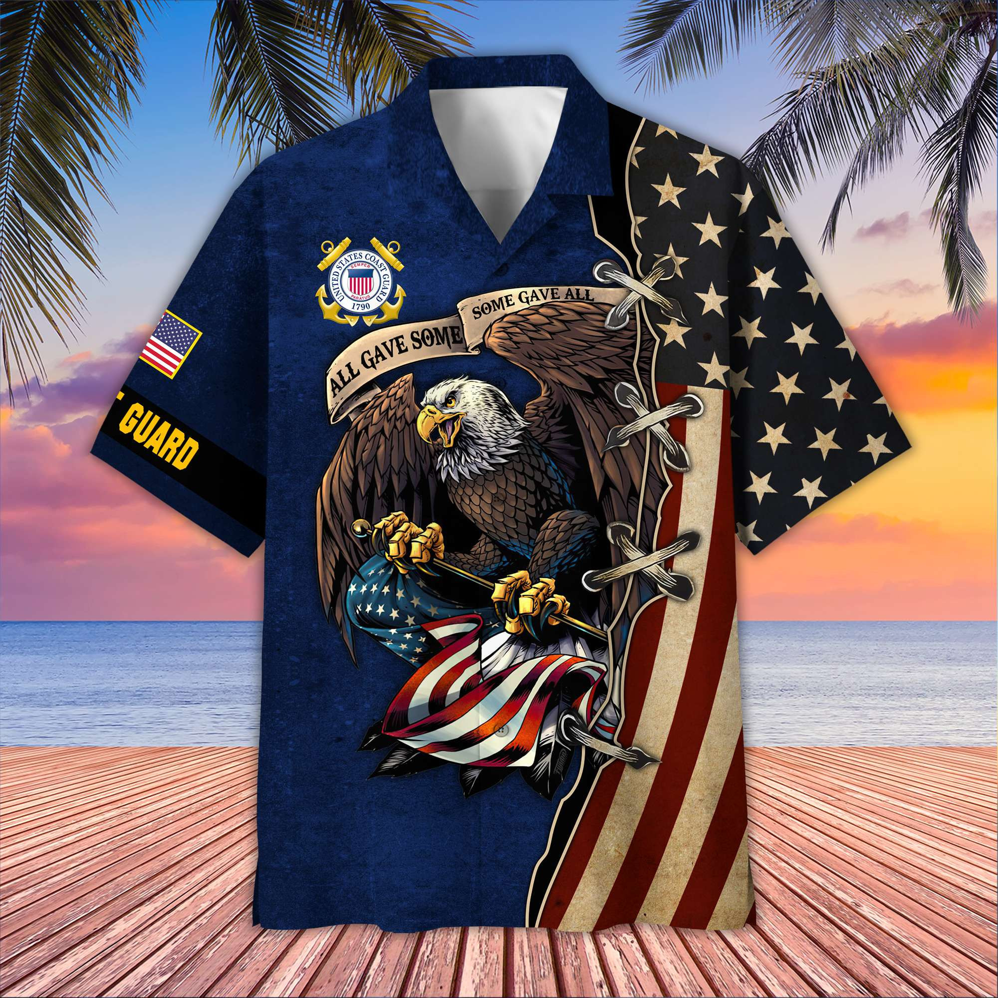 Premium USCG Hawaiian Shirt VPVC406005, Gifts For Coast Guard Veteran, Best Gifts On Father’s Day, Armed Forces Day, Independence Day, Veterans Day