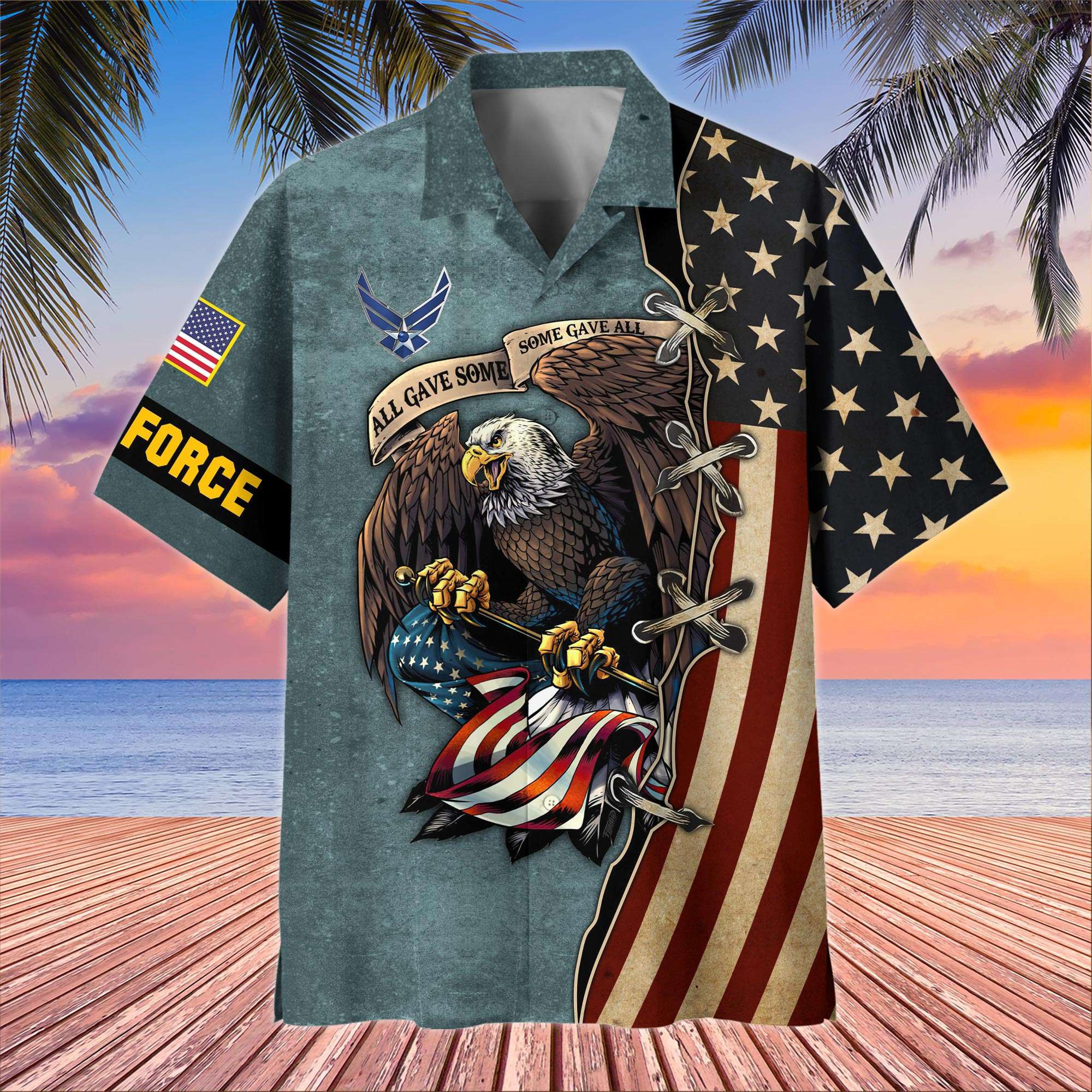 Premium USAF Hawaiian Shirt VPVC406012, Gifts For Air Force Veteran, Best Gifts On Father’s Day, Armed Forces Day, Independence Day, Veterans Day