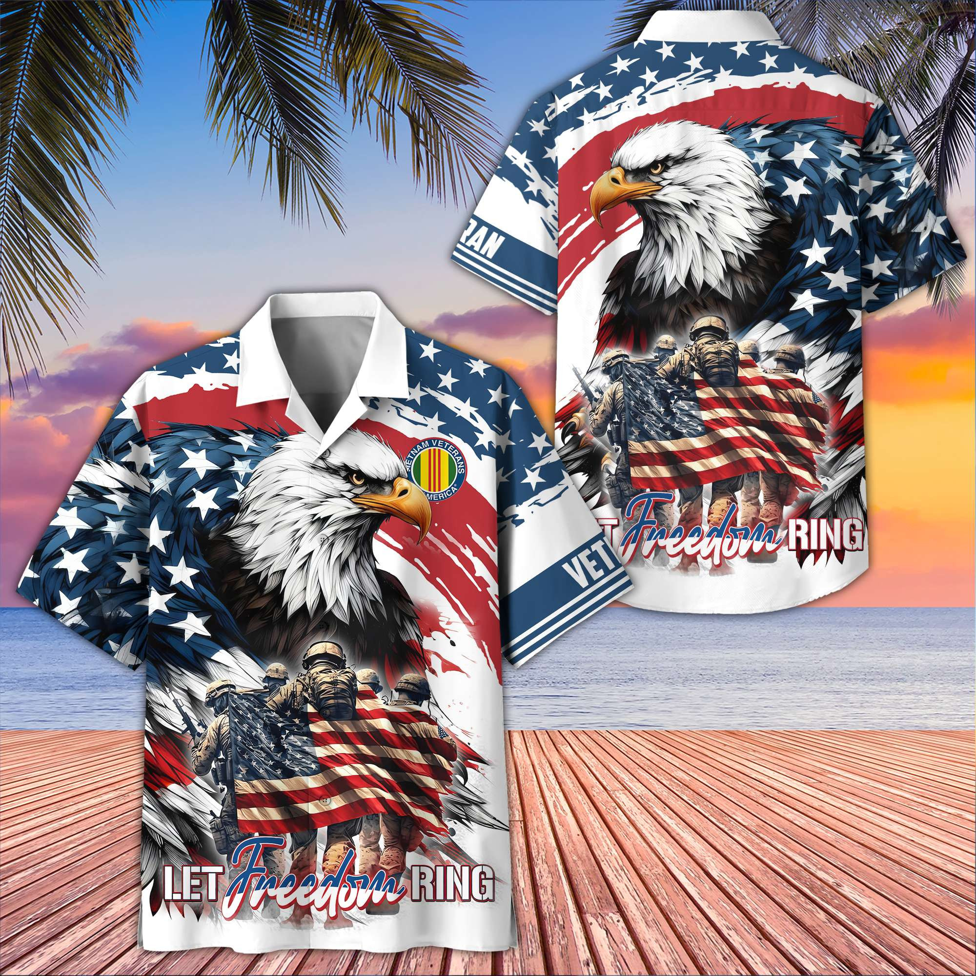 Premium Vietnam Veteran Hawaiian Shirt VPVC405806, Gifts For Vietnam Veteran, Best Gifts On Father’s Day, Armed Forces Day, Independence Day, Veterans Day