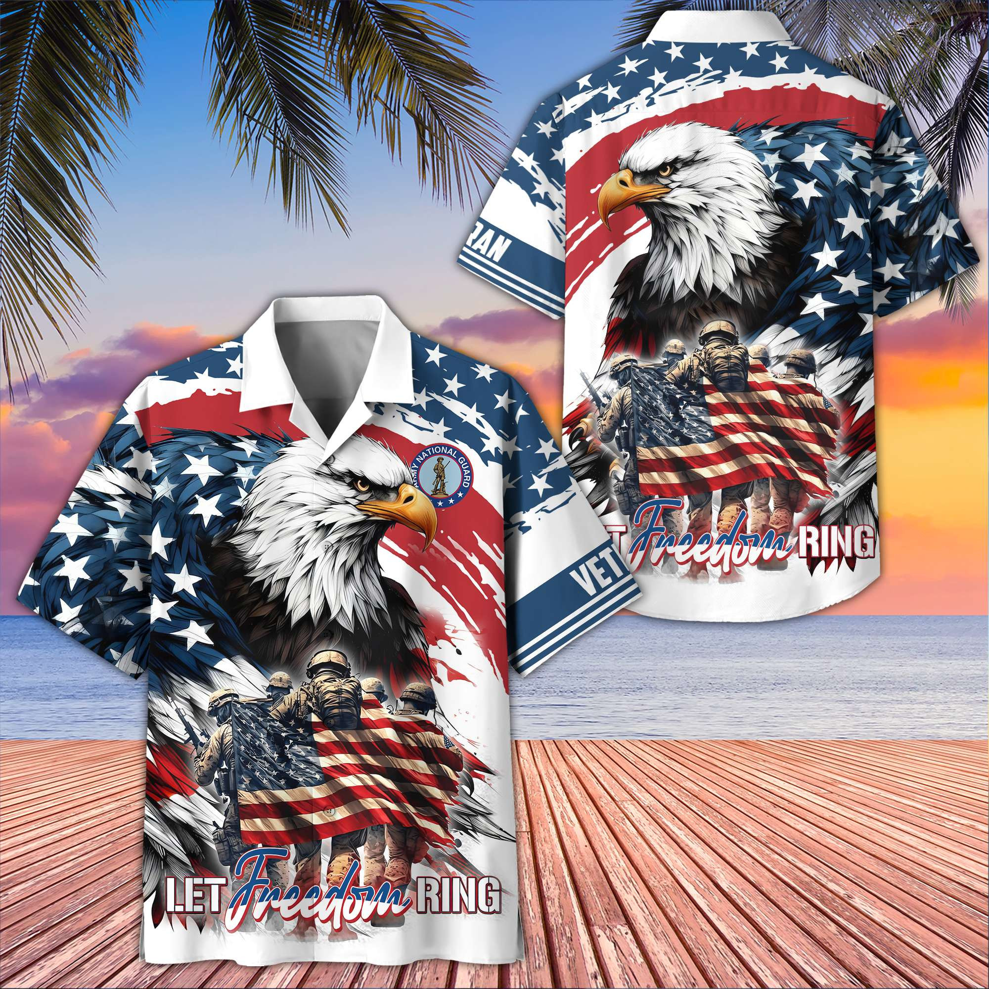 Premium US Army National Guard Veteran Hawaiian Shirt VPVC405808, Gifts For Army National Guard Veteran, Best Gifts On Father’s Day, Armed Forces Day, Independence Day, Veterans Day