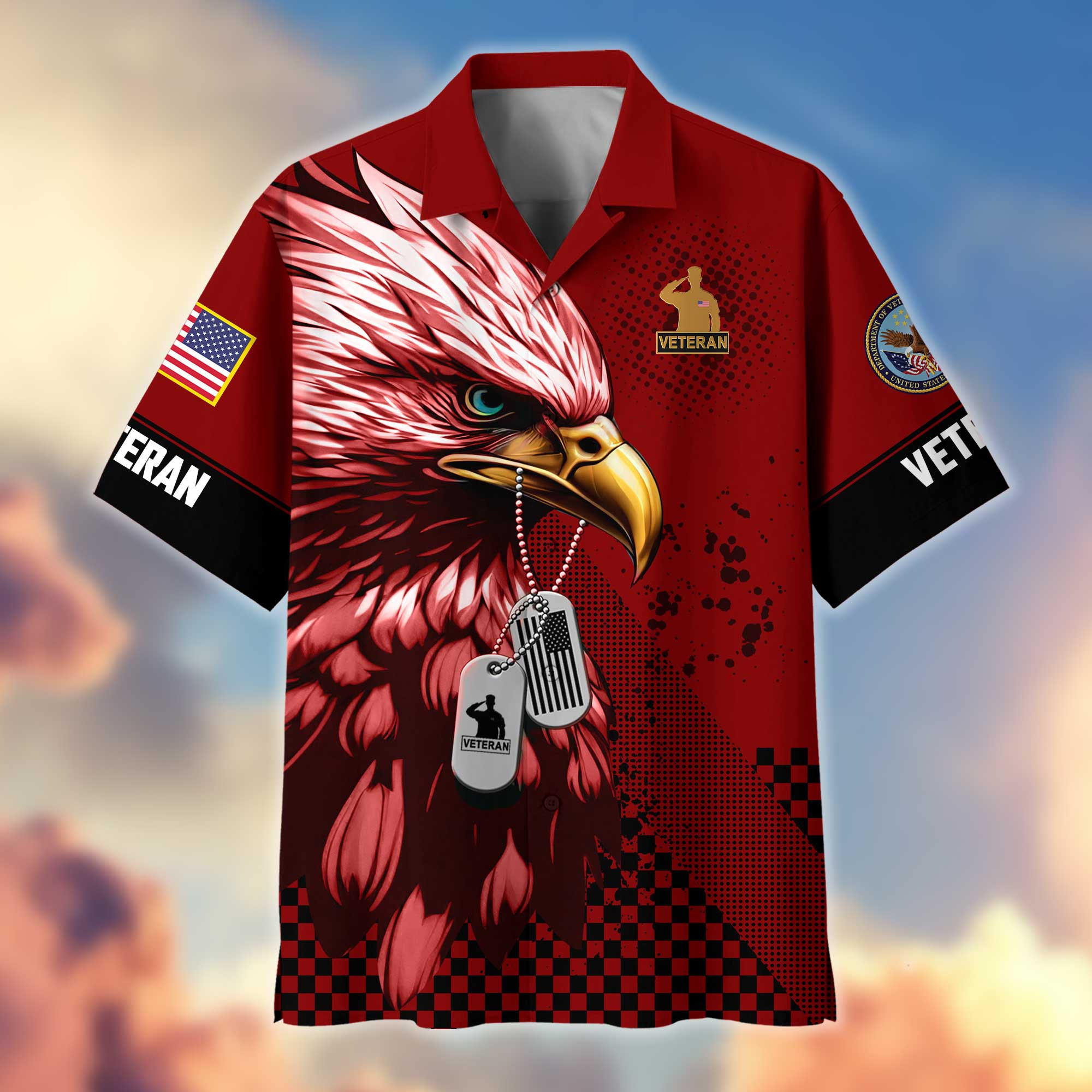Unique US Veteran Hawaiian Shirt VPVC404707, Gifts For US Veteran, Best Gifts On Father’s Day, Independence Day, Veterans Day