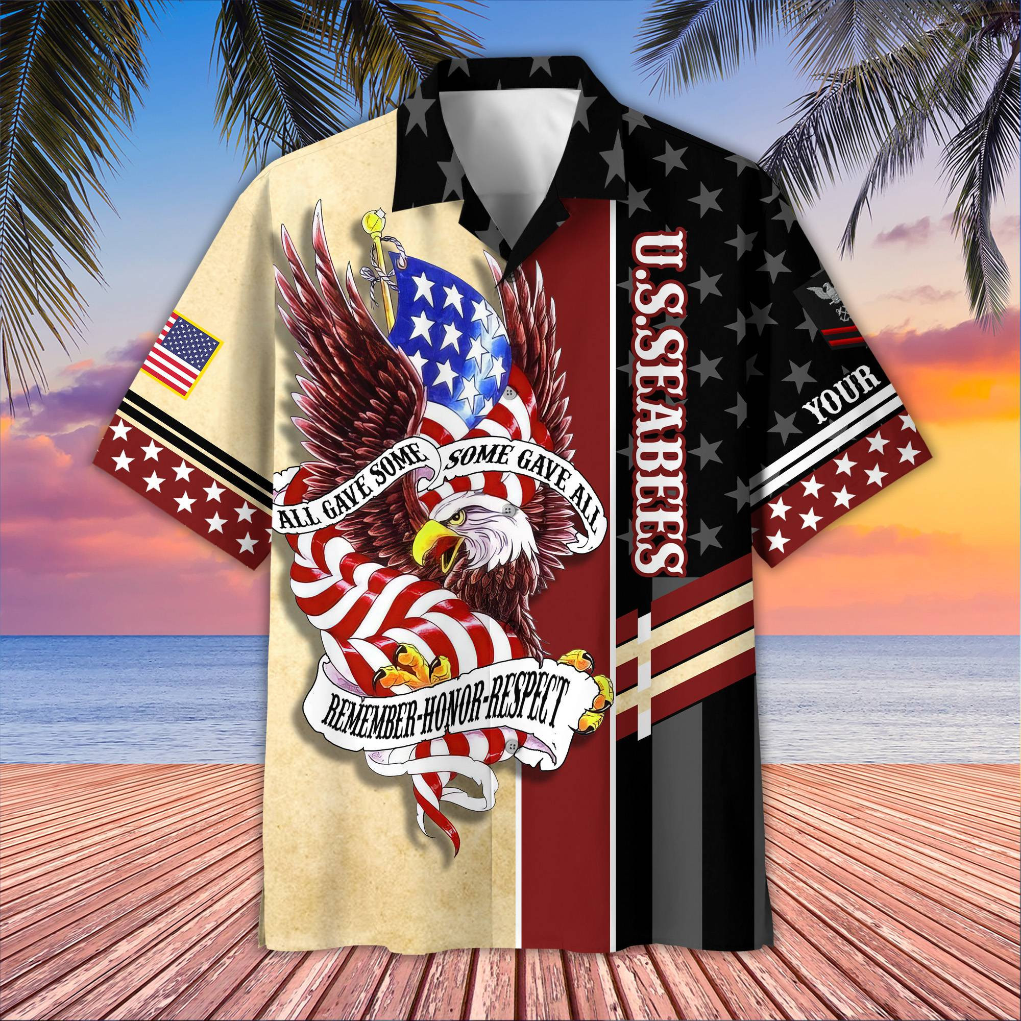 US Seabees Custom Hawaiian Shirt VPVC407009, Gifts For Seabees Veteran, Best Gifts On Father’s Day, Armed Forces Day, Independence Day, Veterans Day