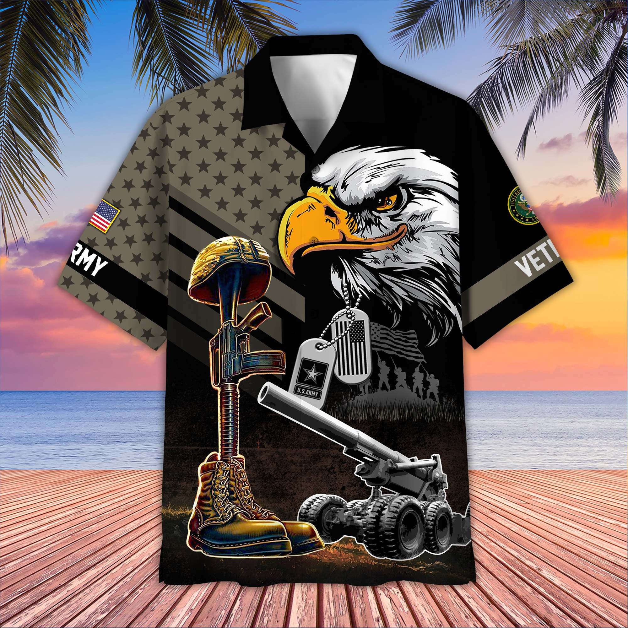 Premium US Army Hawaiian Shirt BPVC060611