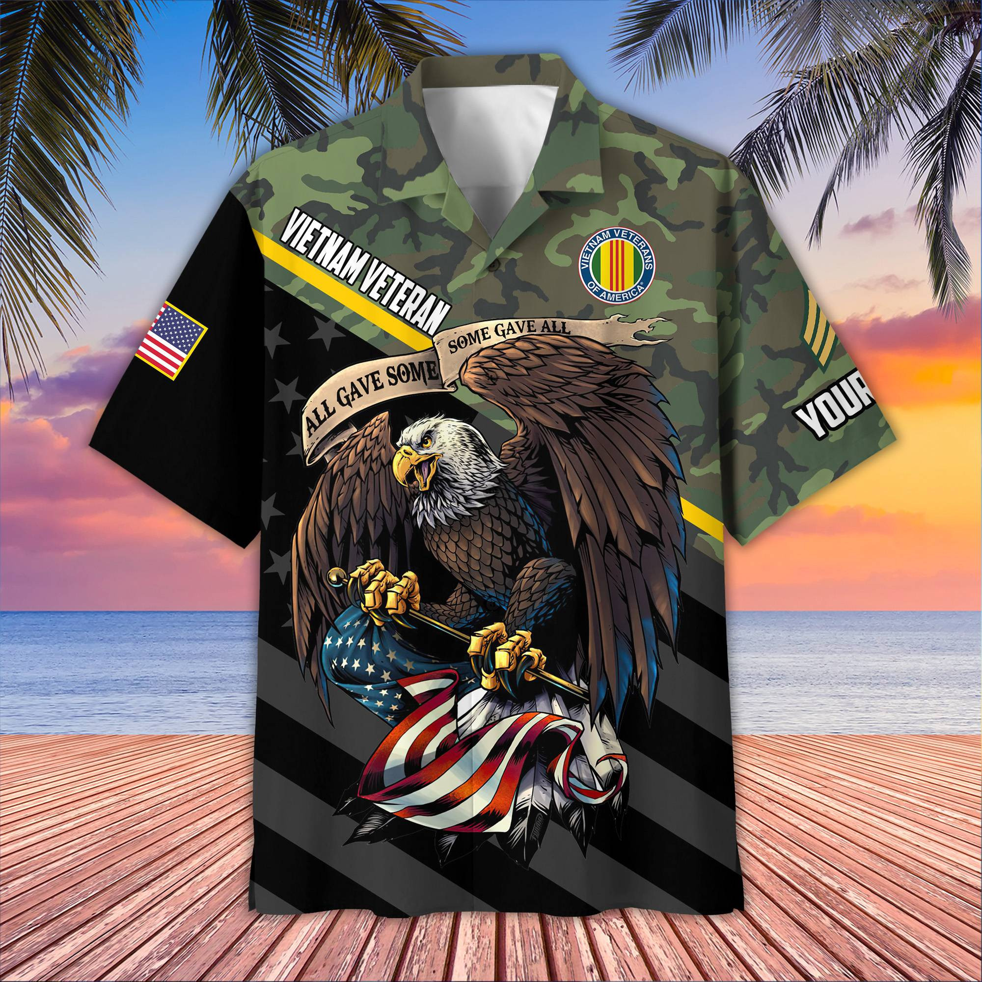 Premium Custom Vietnam Veteran Hawaiian Shirt VPVC407406, Gifts For Vietnam Veteran, Best Gifts On Father’s Day, Armed Forces Day, Independence Day, Veterans Day