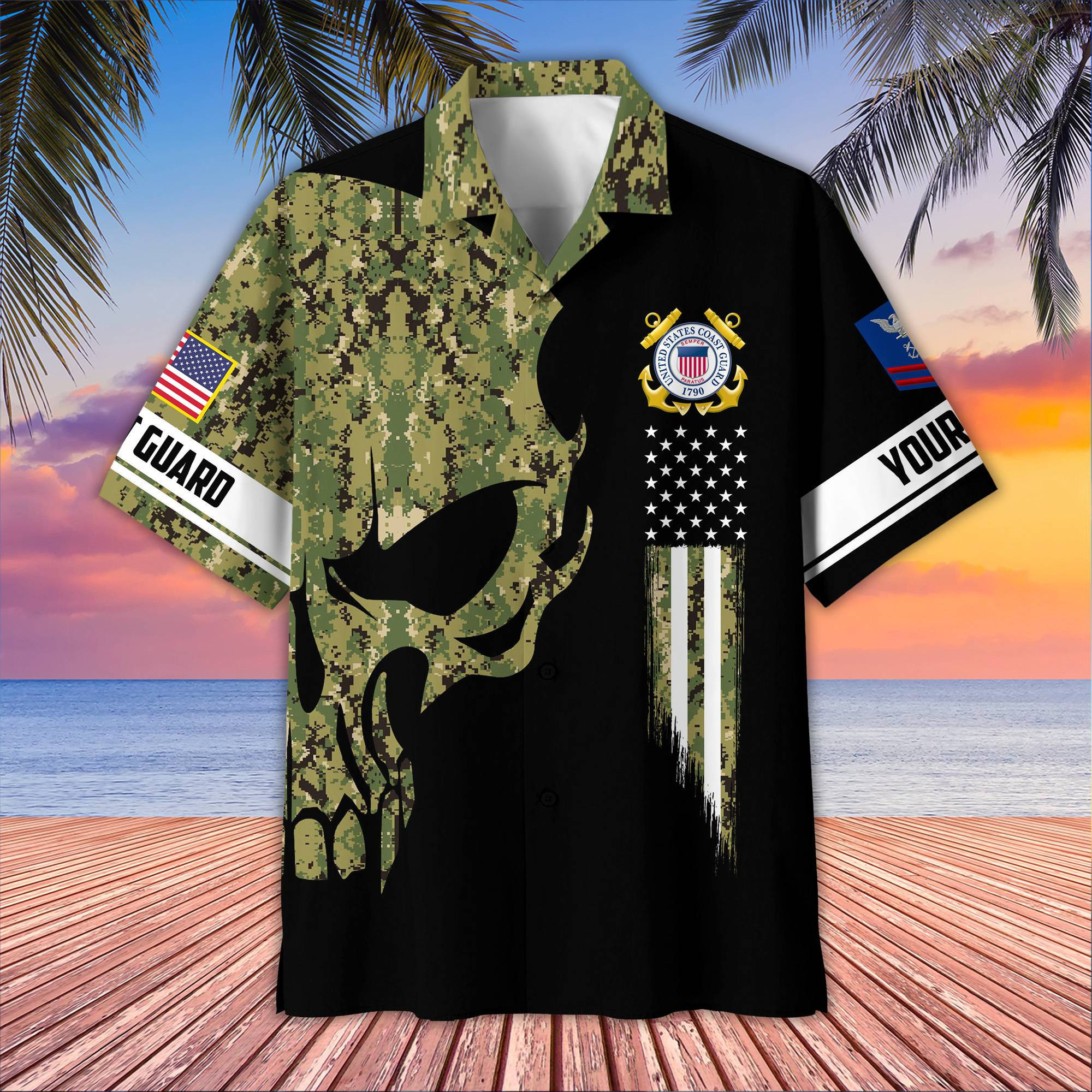 USCG Custom Hawaiian Shirt VPVC407505, Gifts For Coast Guard Veteran, Best Gifts On Father’s Day, Armed Forces Day, Independence Day, Veterans Day