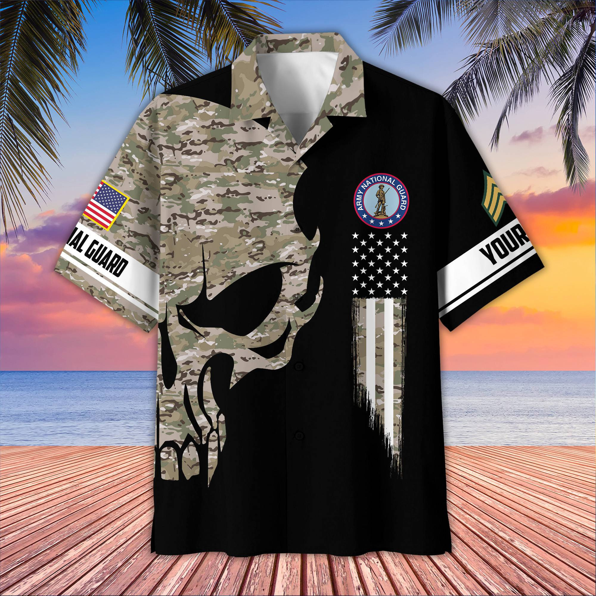 US Army Custom National Guard Hawaiian Shirt VPVC407508, Gifts For Army National Guard Veteran, Best Gifts On Father’s Day, Armed Forces Day, Independence Day, Veterans Day