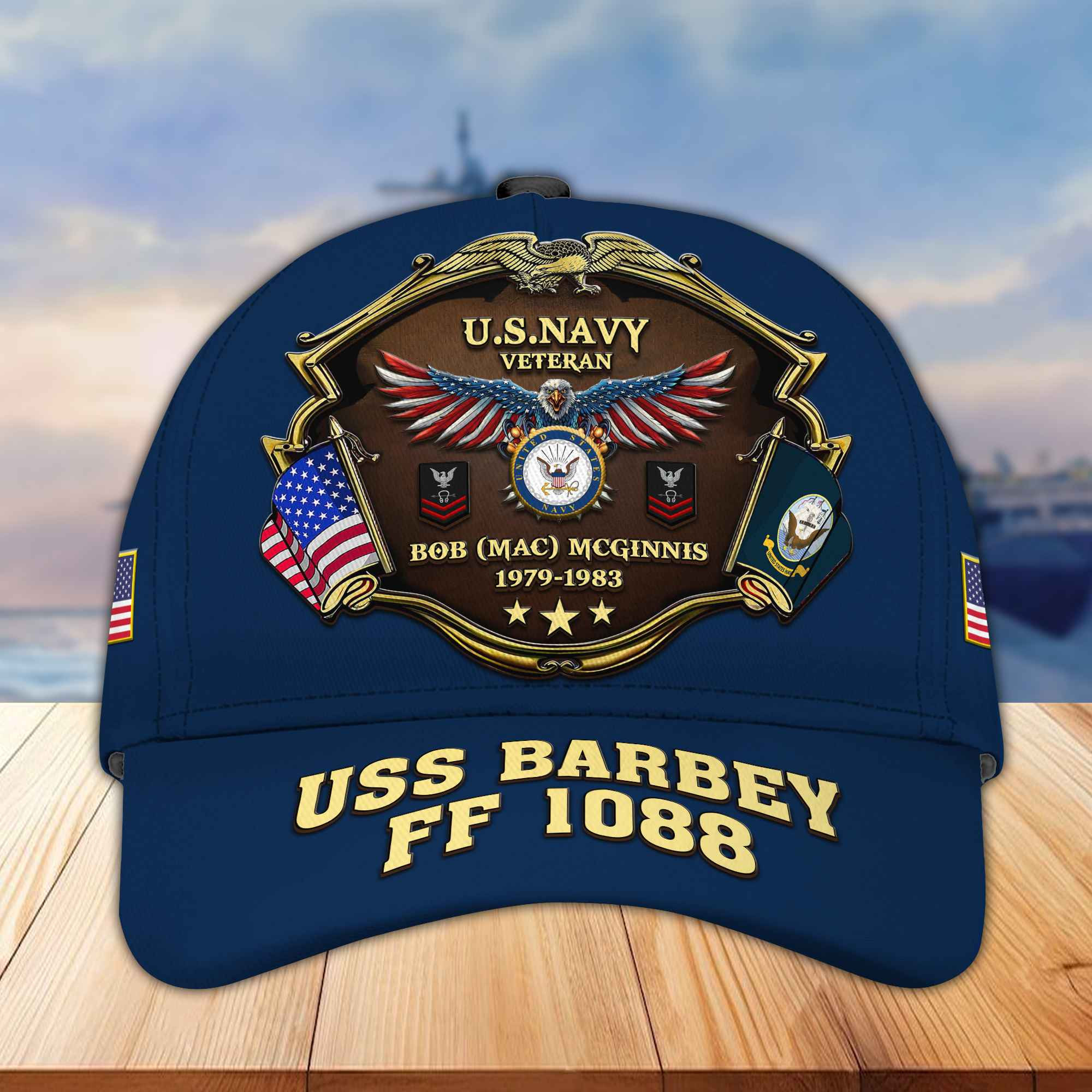 Premium US Navy Custom Hat BPVC180616