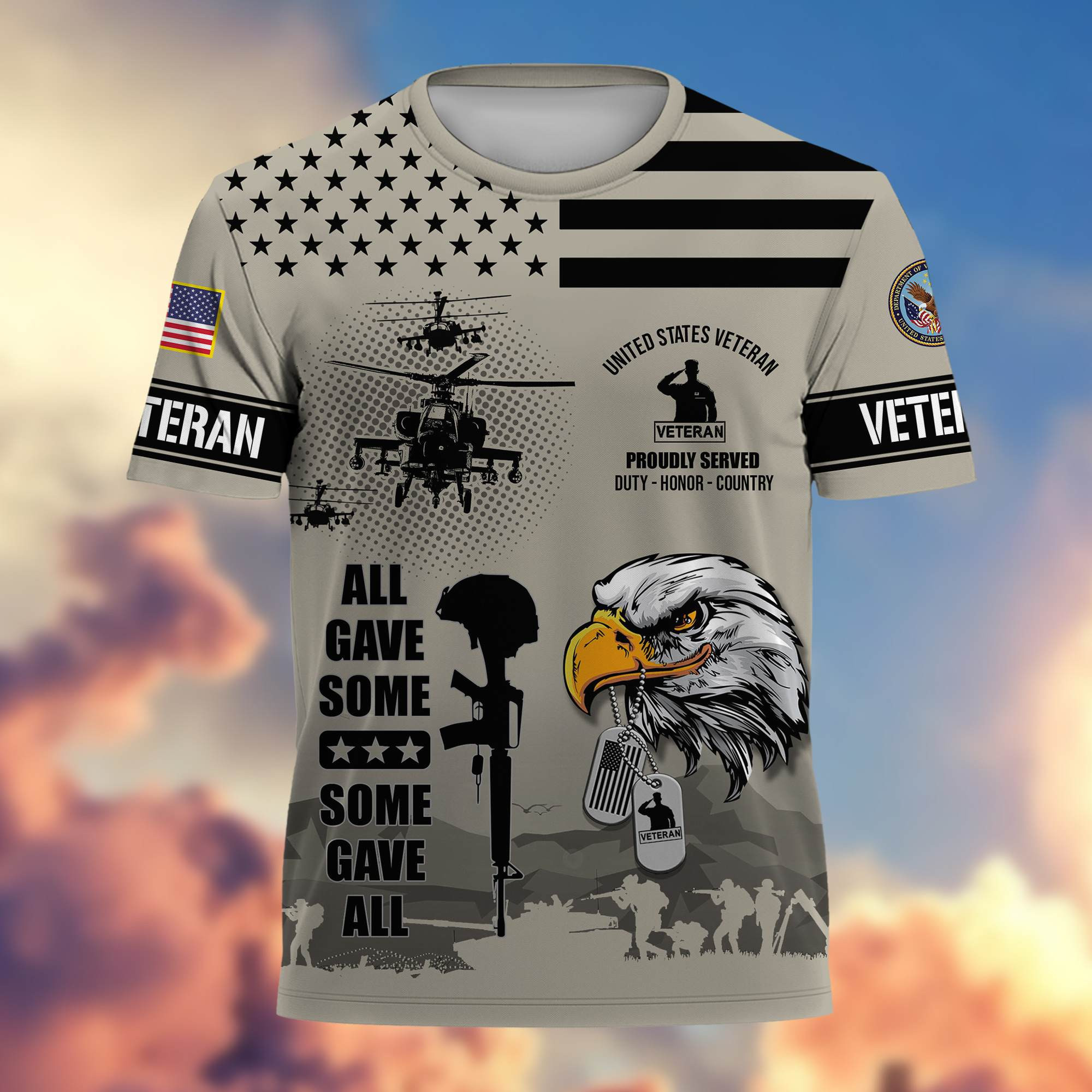 Premium US Veteran T-Shirt BPVC180617
