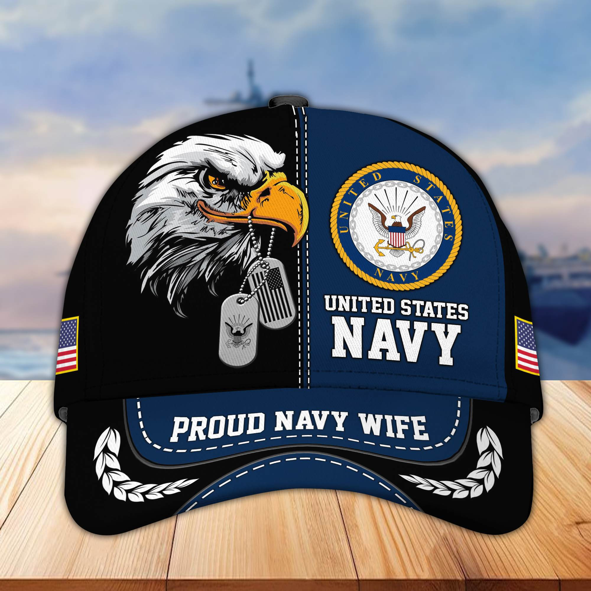 Premium Proud Navy Wife Hat BPVC180618