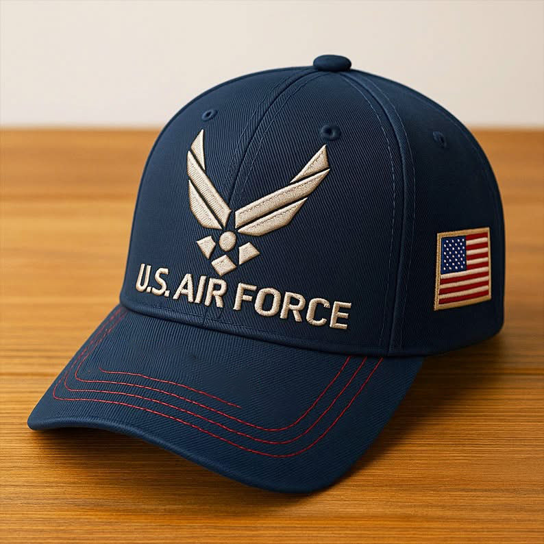 Premium USAF Embroidered Hats VPVC307806, Gifts For Air Force Veteran, Gifts On Father’s Day, Armed Forces Day, Independence Day, Veterans Day