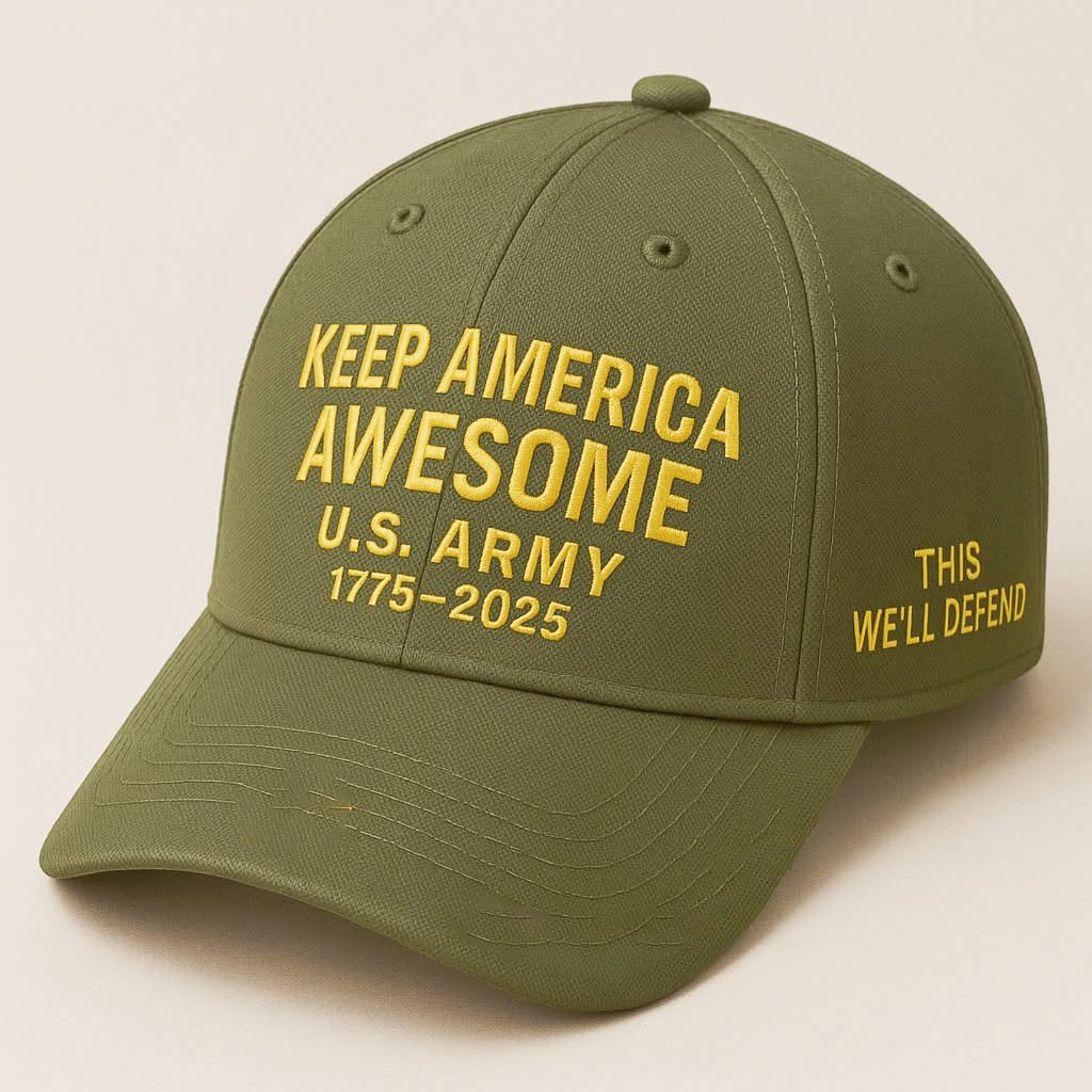 Premium US Army Embroidered Hats VPVC307815, Gifts For Army Veteran, Gifts On Father’s Day, Armed Forces Day, Independence Day, Veterans Day