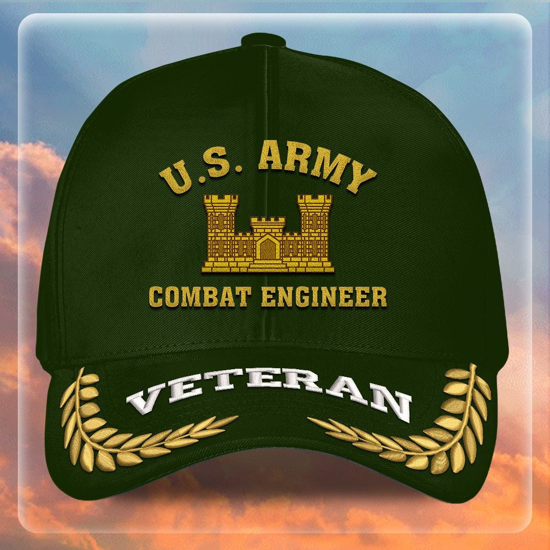 Premium US Army Embroidered Hats VPVC307825, Gifts For Army Veteran, Gifts On Father’s Day, Armed Forces Day, Independence Day, Veterans Day