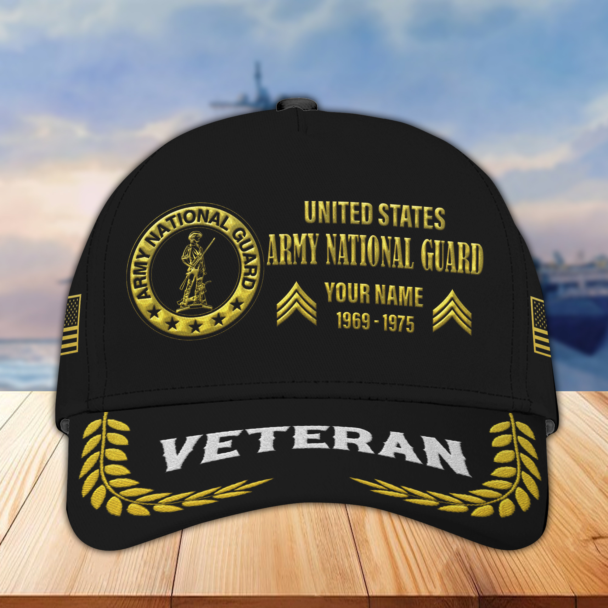 US Army National Guard Custom Embroidered Hats VPVC307208, Gifts For Army National Guard Veteran, Best Gifts On Father’s Day, Armed Forces Day, Independence Day, Veterans Day