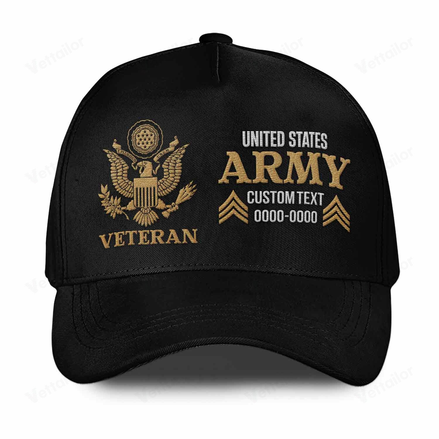 Premium Custom US Army Embroidered Hats VPVC307830, Gifts For Army Veteran, Gifts On Father’s Day, Armed Forces Day, Independence Day, Veterans Day