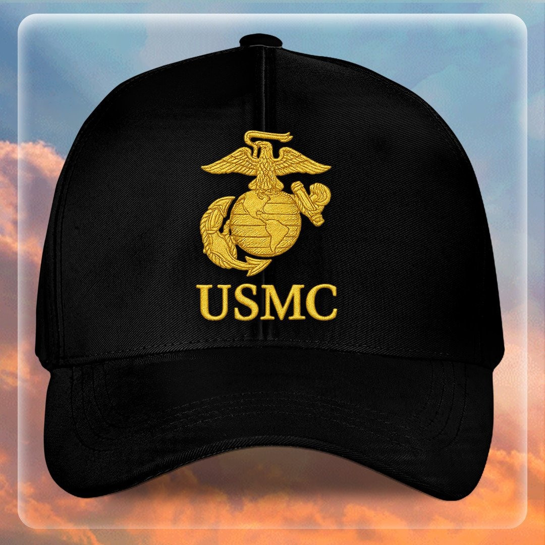 Premium USMC Embroidered Hats VPVC307848, 250th Anniversary Marine Corps Hat, Gifts For Marine Veteran, Gifts On Father’s Day, Veterans Day