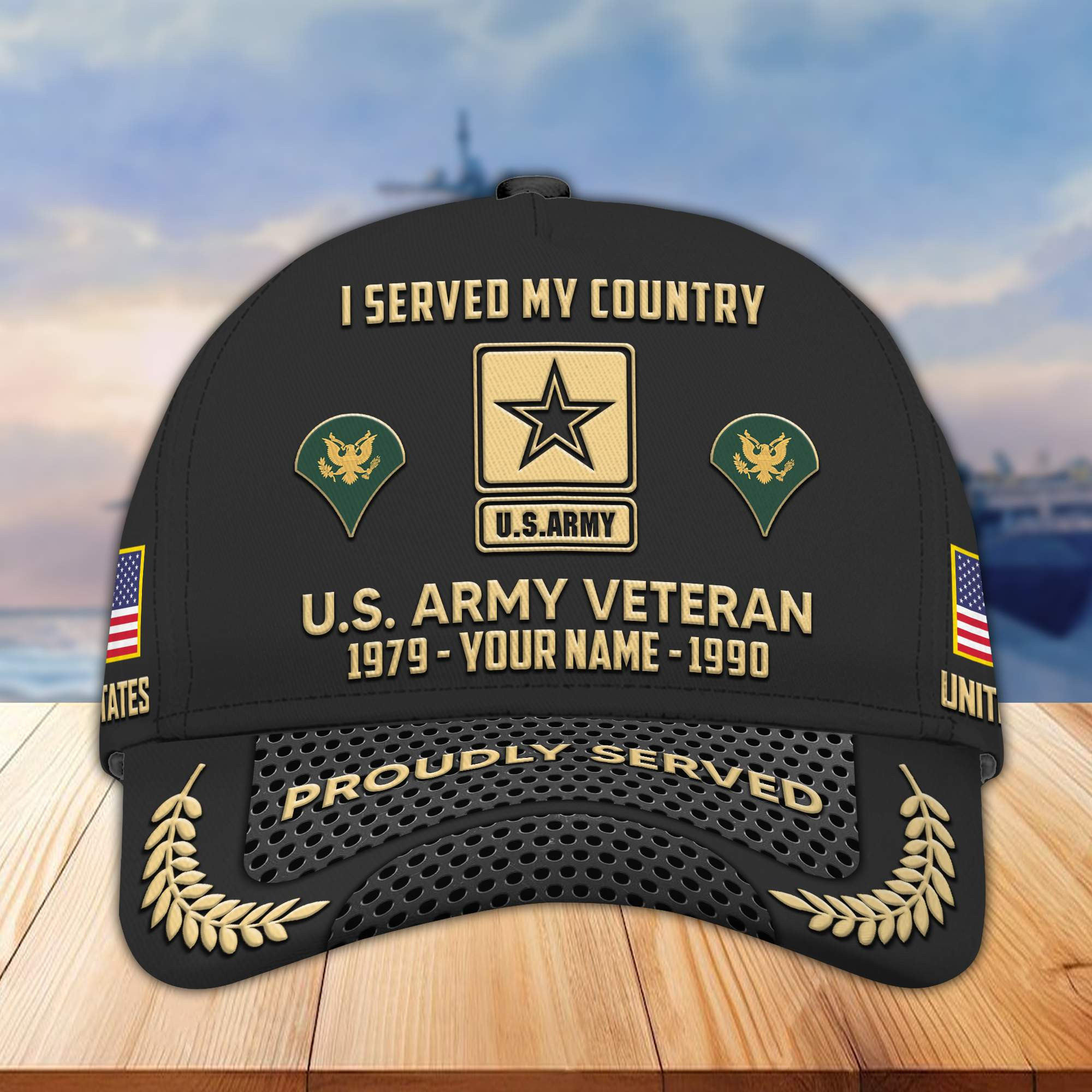 Premium Custom US Army Hat, Gitfs For Army Veteran BPVC260611