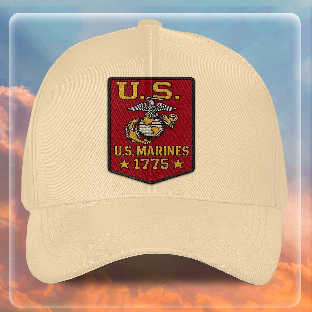 Premium USMC Embroidered Hats VPVC307877, Gifts For Marine Veteran, Gifts On Father’s Day, Armed Forces Day, Independence Day, Veterans Day