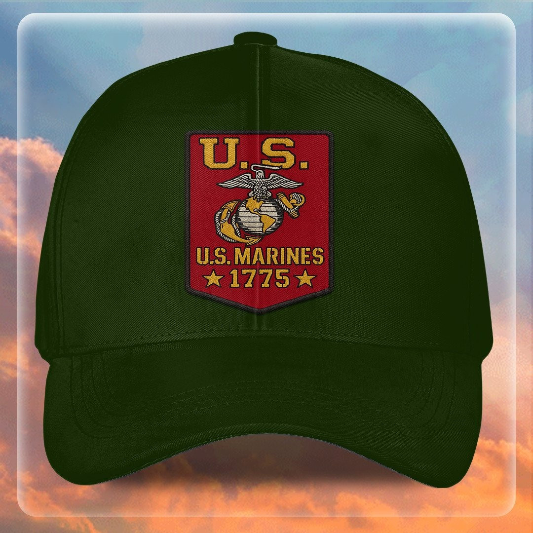 Premium USMC Embroidered Hats VPVC307878, Gifts For Marine Veteran, Gifts On Father’s Day, Armed Forces Day, Independence Day, Veterans Day