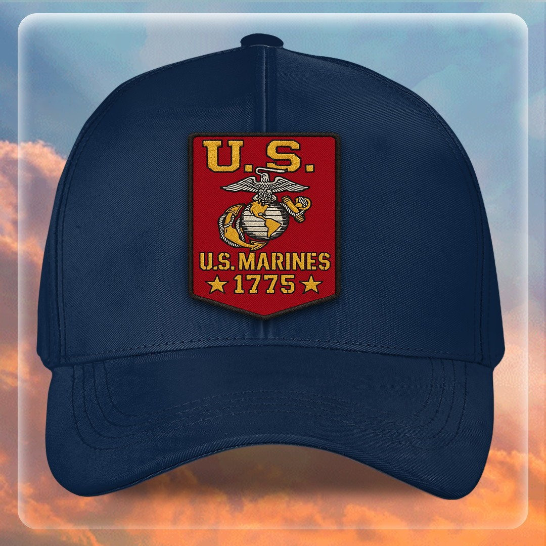 Premium USMC Embroidered Hats VPVC307879, Gifts For Marine Veteran, Gifts On Father’s Day, Armed Forces Day, Independence Day, Veterans Day