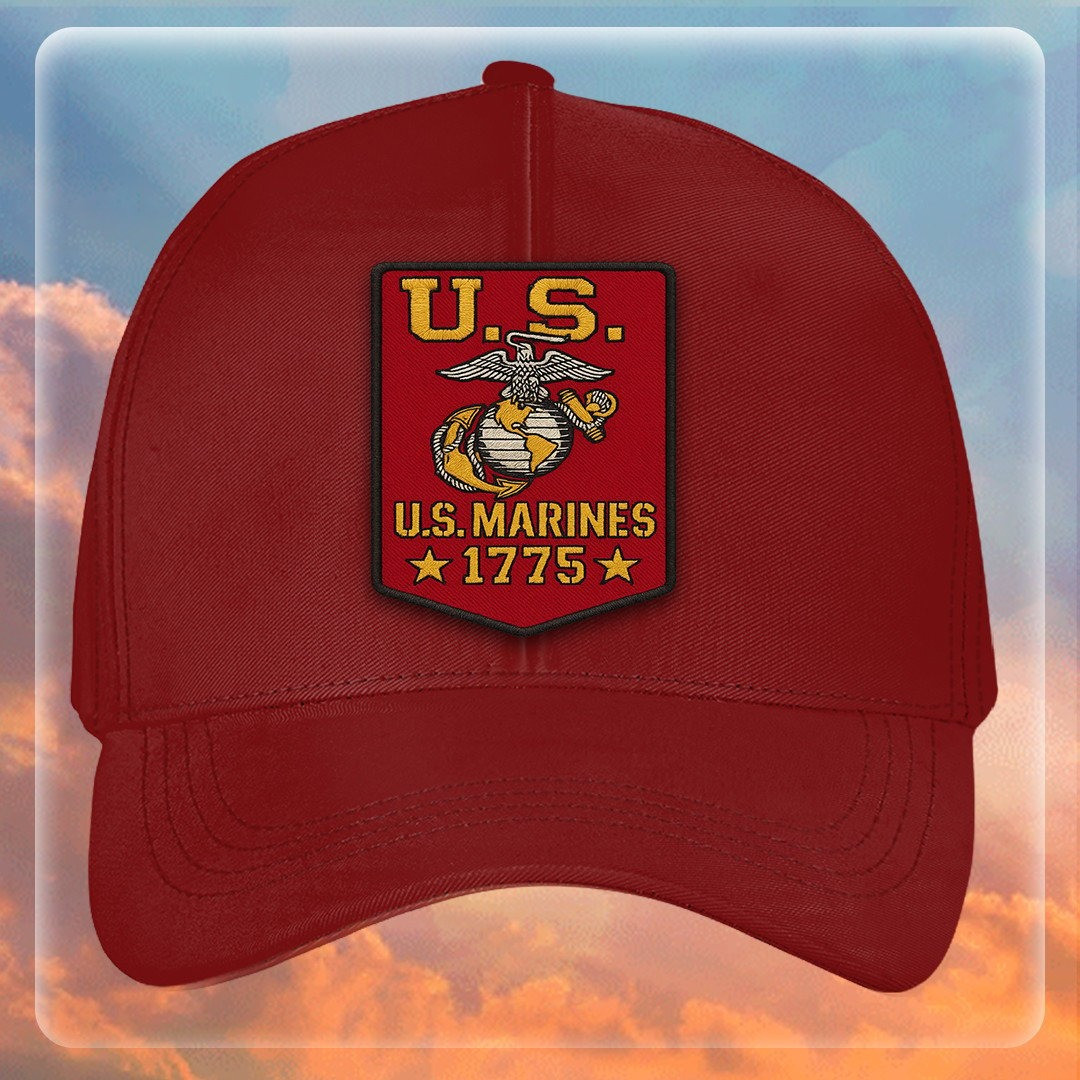 Premium USMC Embroidered Hats VPVC307880, Gifts For Marine Veteran, Gifts On Father’s Day, Armed Forces Day, Independence Day, Veterans Day