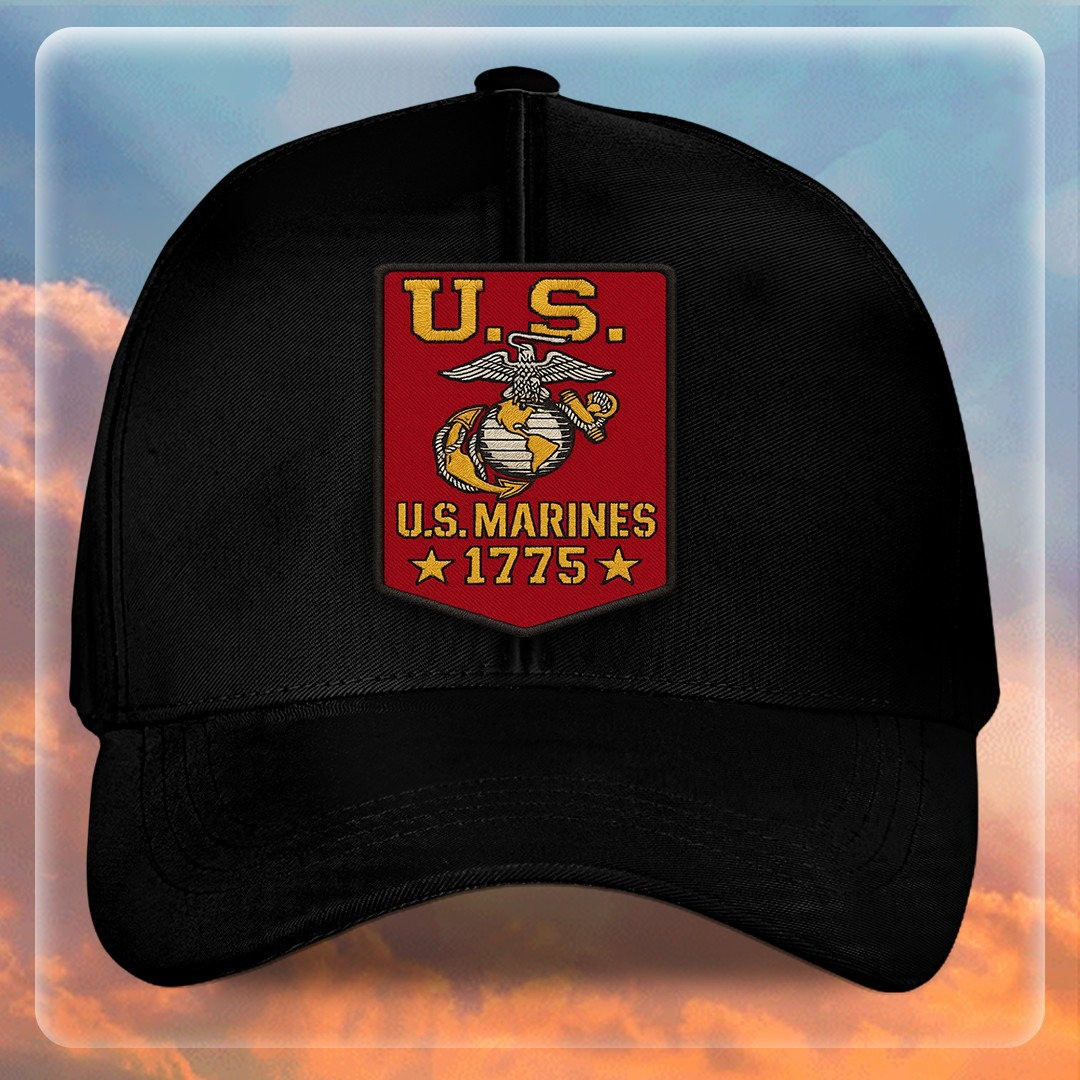 Premium USMC Embroidered Hats VPVC307881, Gifts For Marine Veteran, Gifts On Father’s Day, Armed Forces Day, Independence Day, Veterans Day