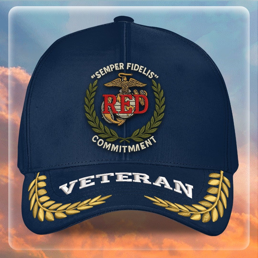 Premium USMC Embroidered Hats VPVC307927, Gifts For Marine Veteran, Gifts On Father’s Day, Armed Forces Day, Independence Day, Veterans Day