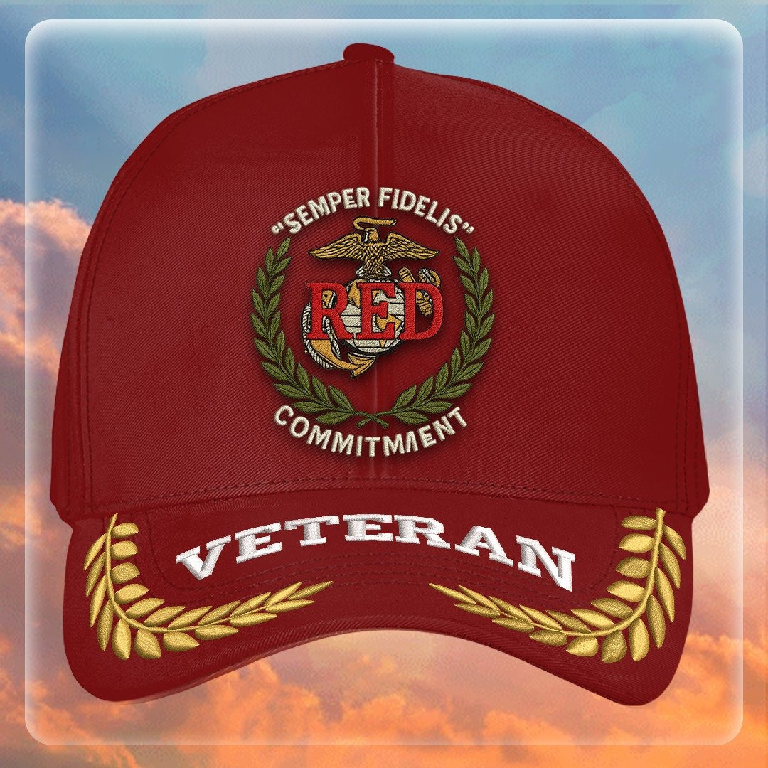 Premium USMC Embroidered Hats VPVC307928, Gifts For Marine Veteran, Gifts On Father’s Day, Armed Forces Day, Independence Day, Veterans Day