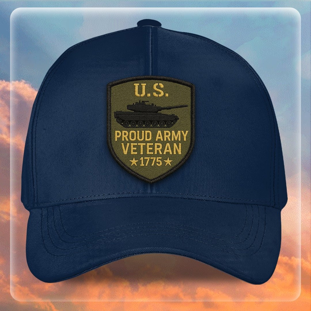 Premium US Army Embroidered Hats VPVC307967, Gifts For Army Veteran, Gifts On Father’s Day, Armed Forces Day, Independence Day, Veterans Day