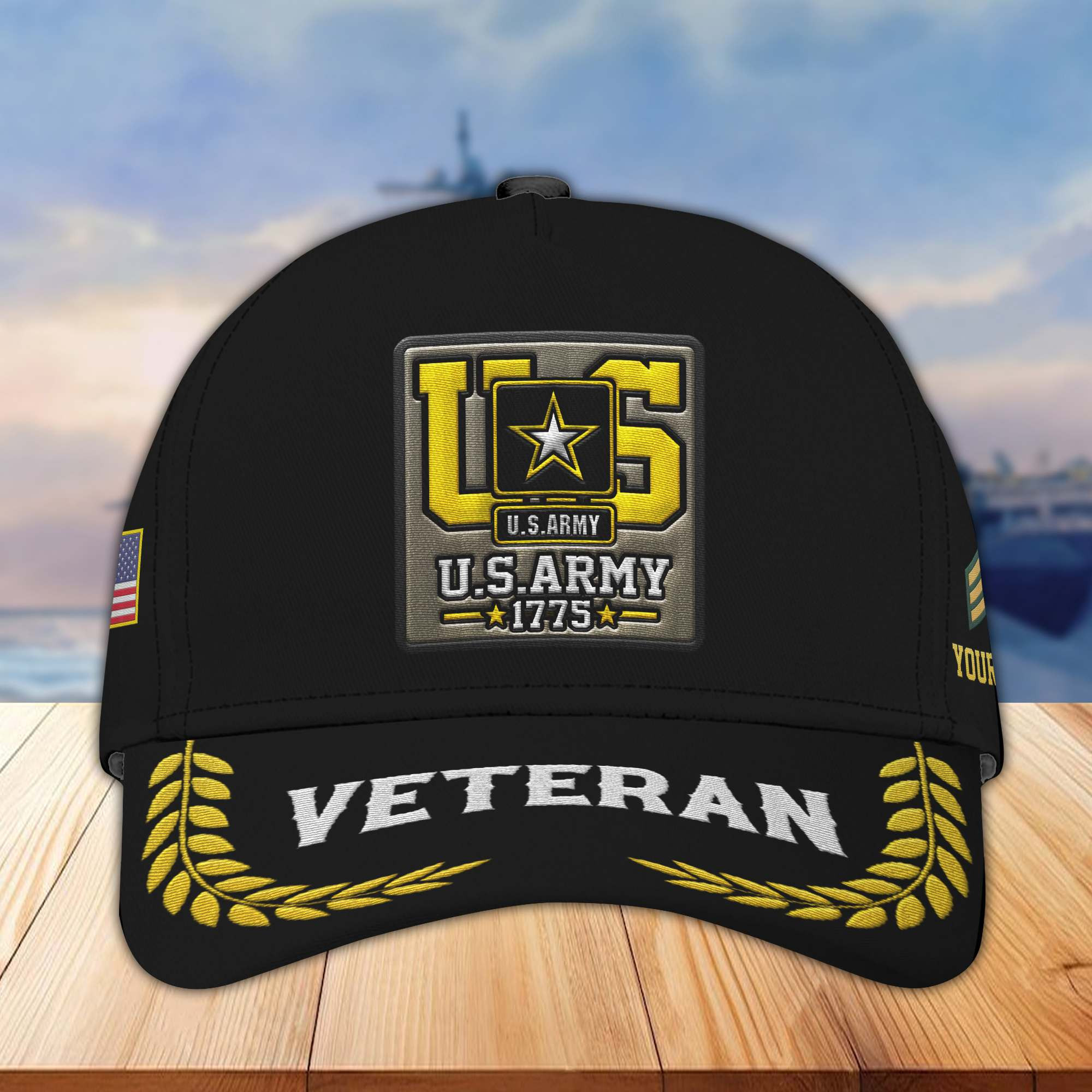 Premium Custom US Army Embroidered Hats VPVC306910, Gifts For Army Veteran, Best Gifts On Father’s Day, Armed Forces Day, Independence Day, Veterans Day