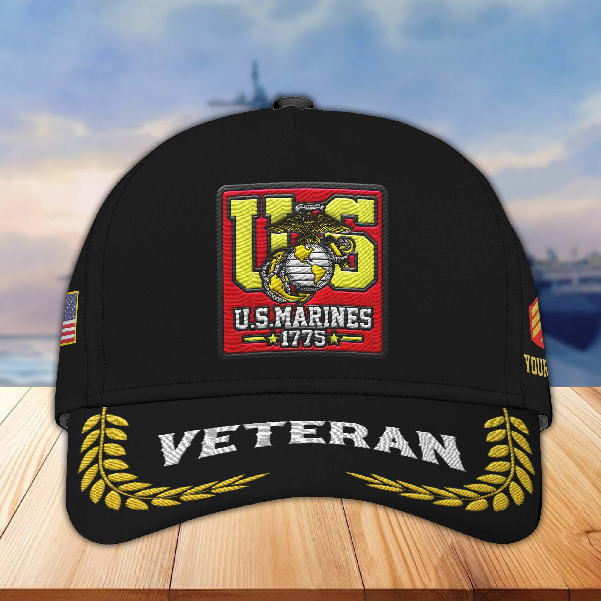 Premium Custom USMC Embroidered Hats VPVC306903, Gifts For Marine Veteran, Best Gifts On Father’s Day, Armed Forces Day, Independence Day, Veterans Day