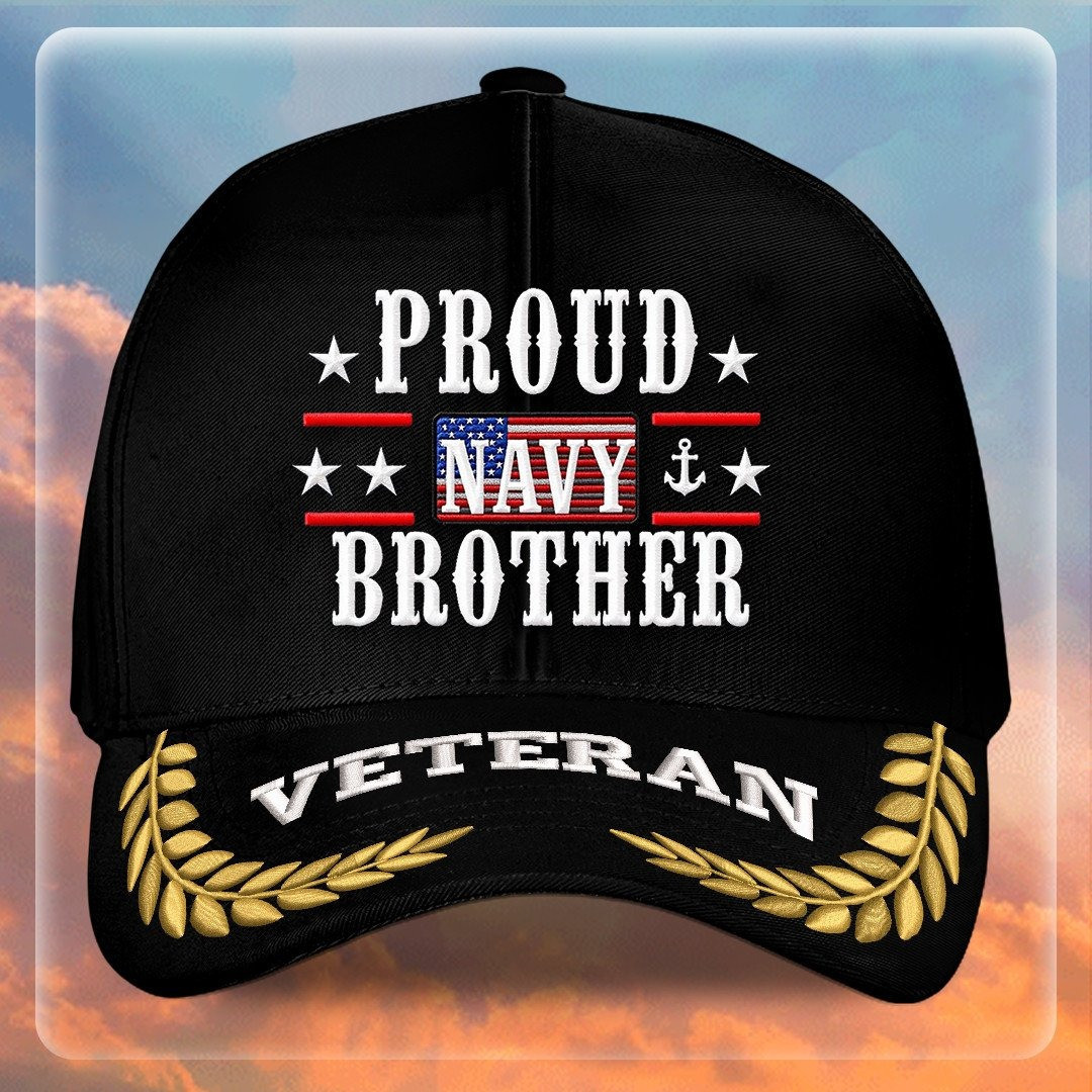 Premium US Navy Embroidered Hats VPVC308003, Gifts For Navy Veteran, Gifts On Father’s Day, Armed Forces Day, Independence Day, Veterans Day