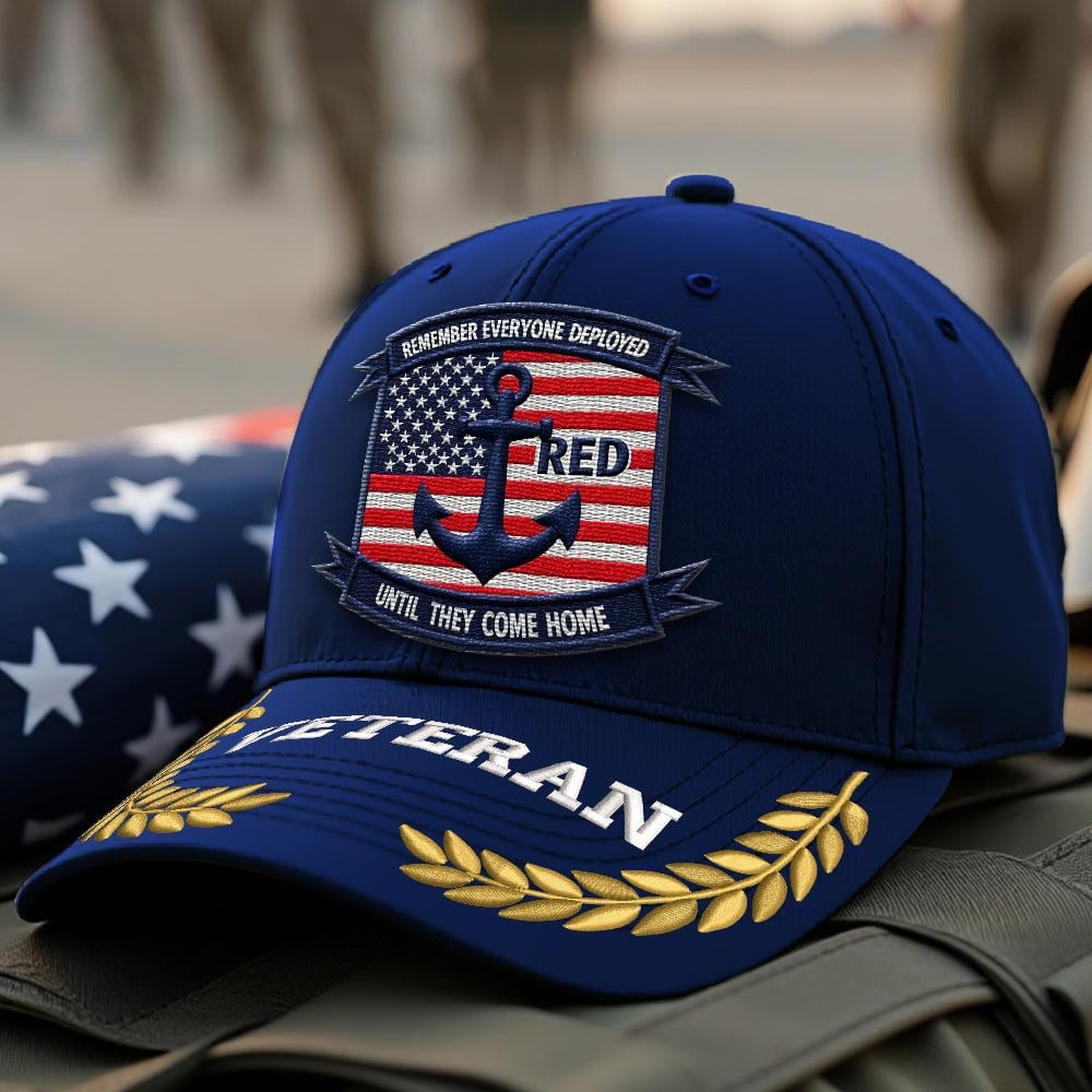 Premium US Navy Embroidered Hats VPVC308016, Gifts For Navy Veteran, Gifts On Father’s Day, Armed Forces Day, Independence Day, Veterans Day