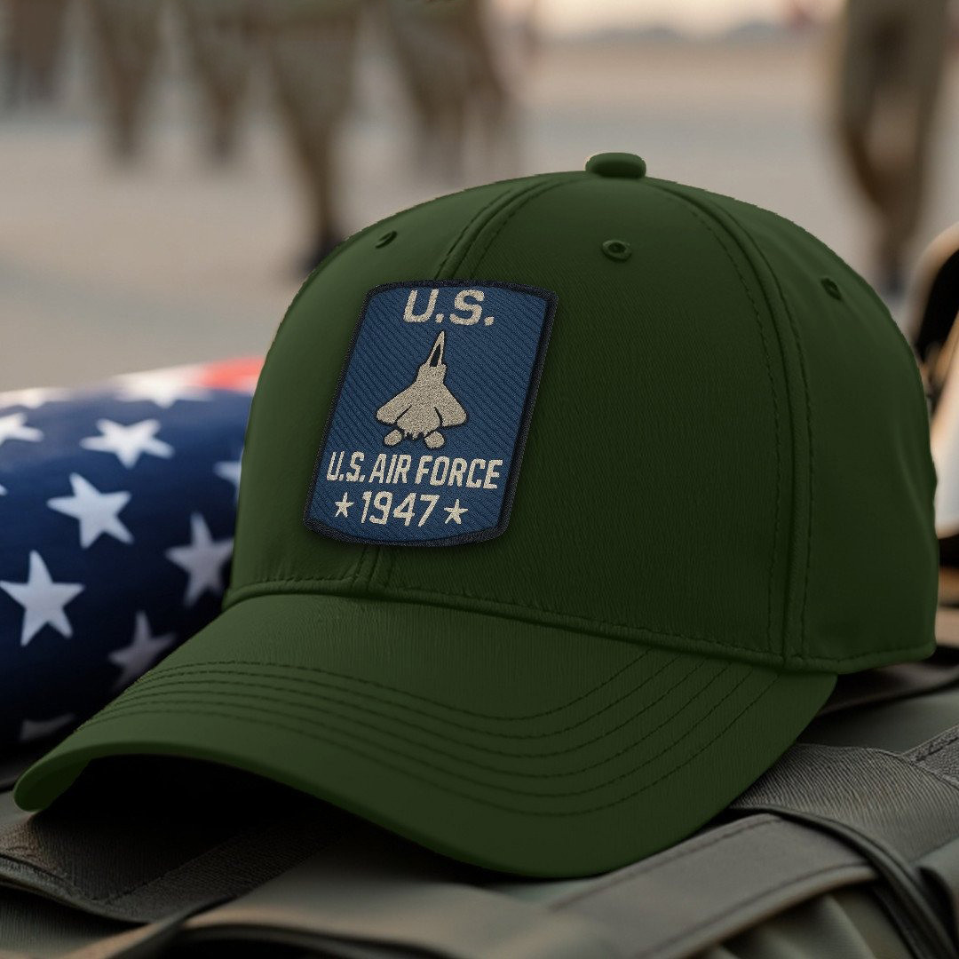 Premium USAF Embroidered Hats VPVC308031, Gifts For Air Force Veteran, Gifts On Father’s Day, Armed Forces Day, Independence Day, Veterans Day