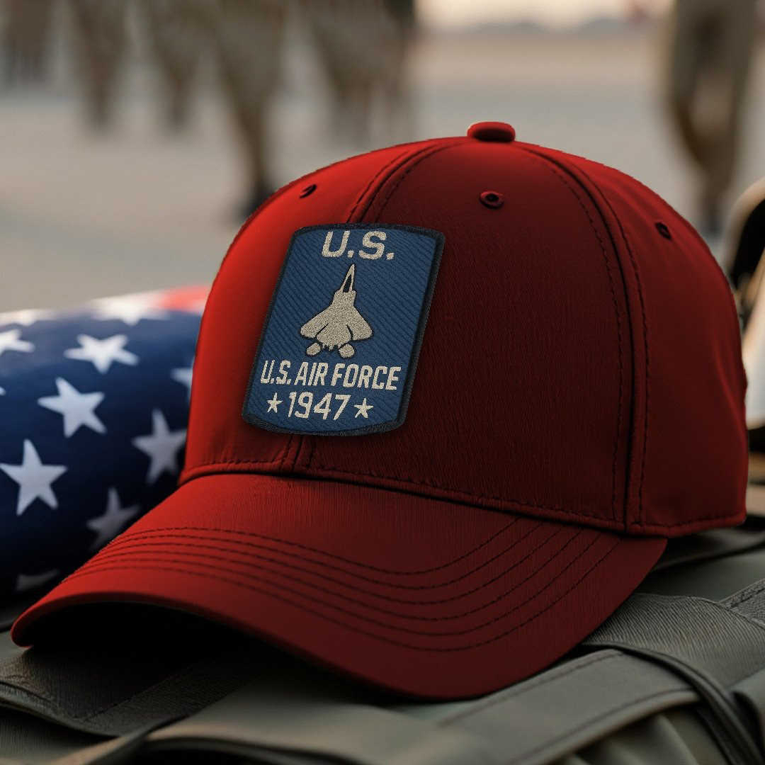 Premium USAF Embroidered Hats VPVC308032, Gifts For Air Force Veteran, Gifts On Father’s Day, Armed Forces Day, Independence Day, Veterans Day