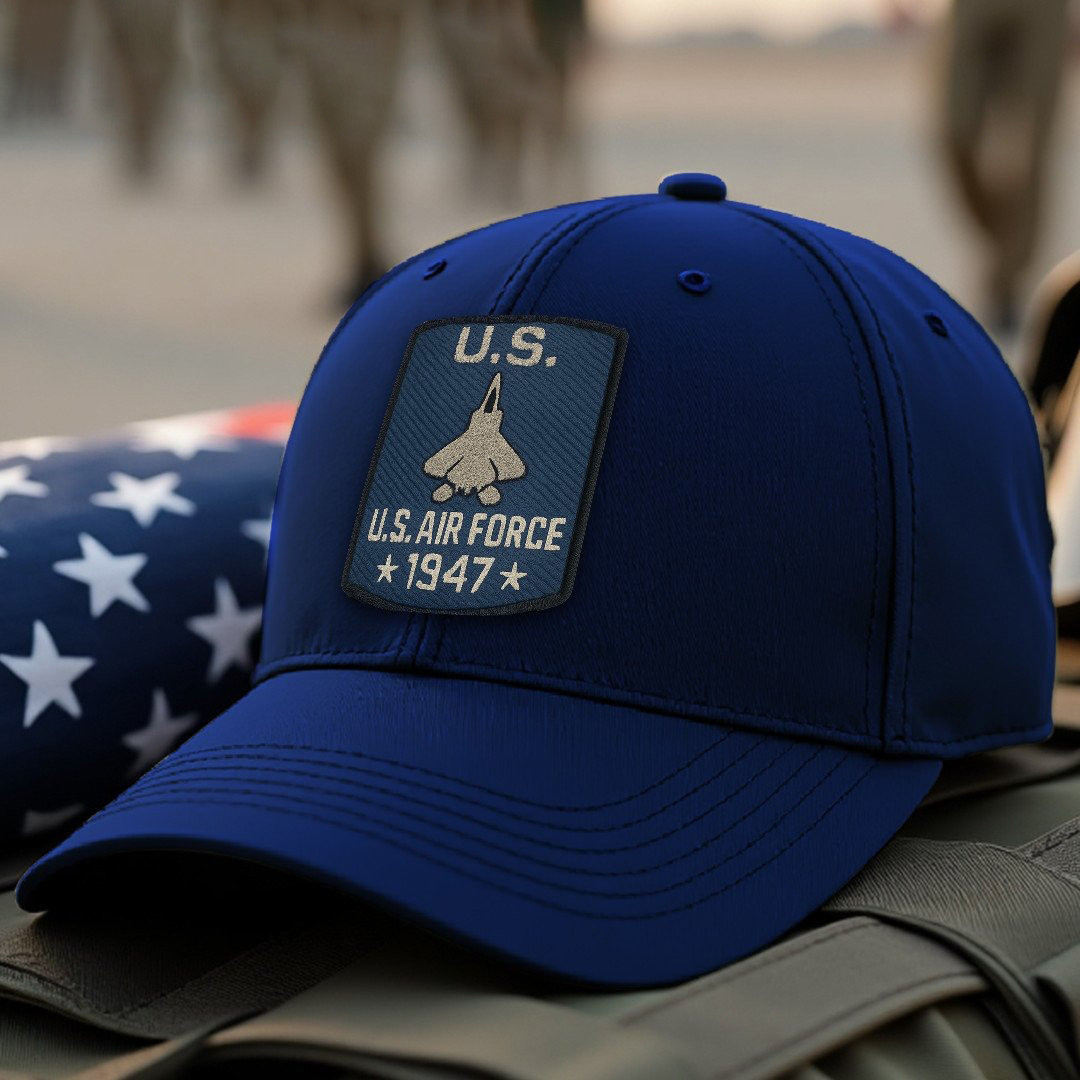 Premium USAF Embroidered Hats VPVC308033, Gifts For Air Force Veteran, Gifts On Father’s Day, Armed Forces Day, Independence Day, Veterans Day