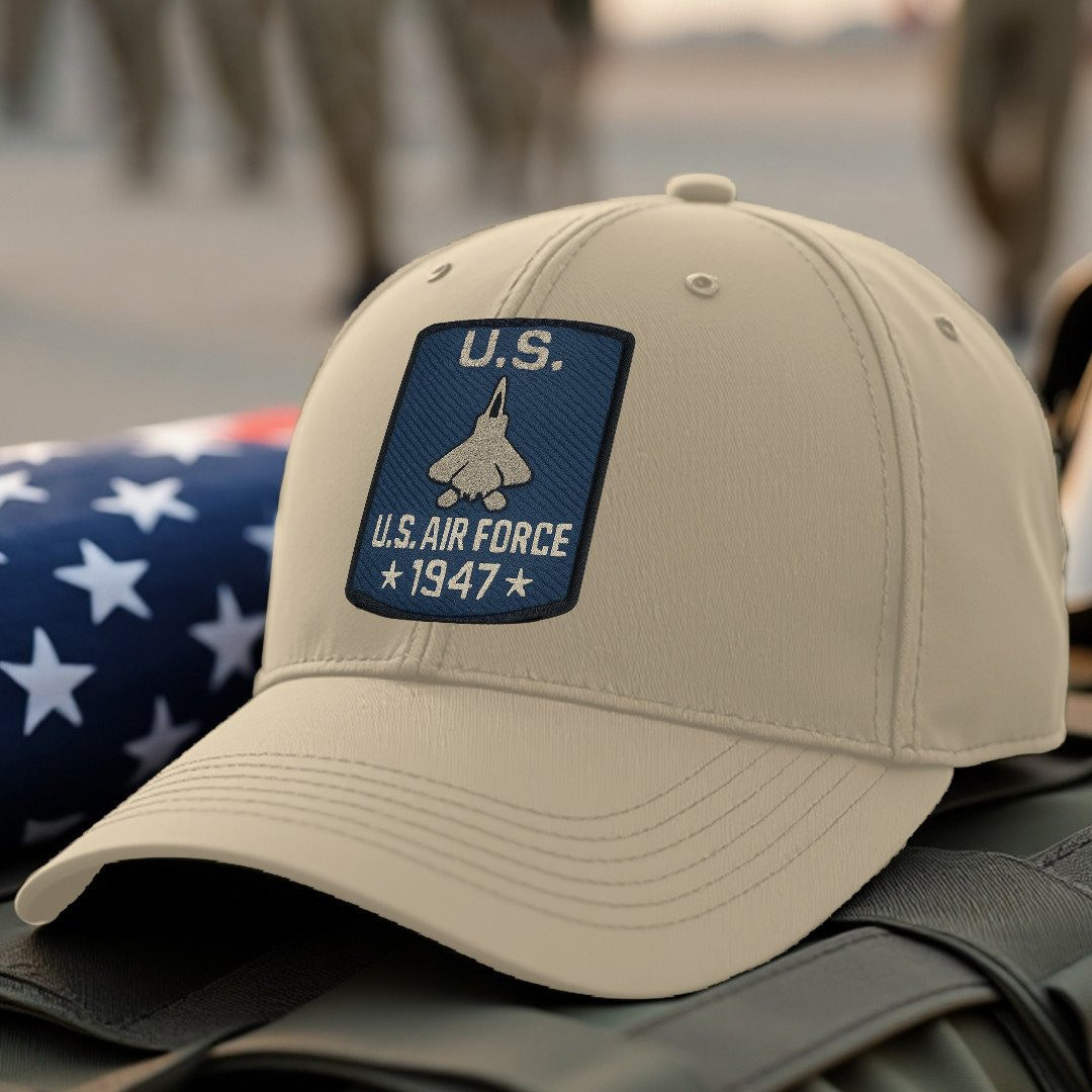 Premium USAF Embroidered Hats VPVC308034, Gifts For Air Force Veteran, Gifts On Father’s Day, Armed Forces Day, Independence Day, Veterans Day