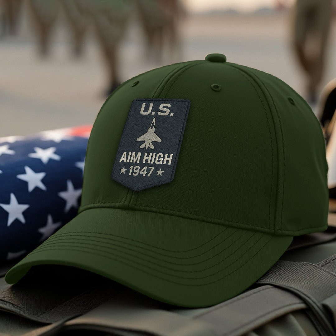 Premium USAF Embroidered Hats VPVC308039, Gifts For Air Force Veteran, Gifts On Father’s Day, Armed Forces Day, Independence Day, Veterans Day