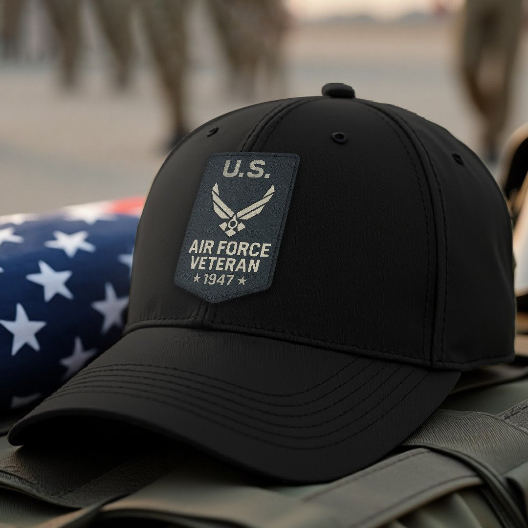 Premium USAF Embroidered Hats VPVC308041, Gifts For Air Force Veteran, Gifts On Father’s Day, Armed Forces Day, Independence Day, Veterans Day