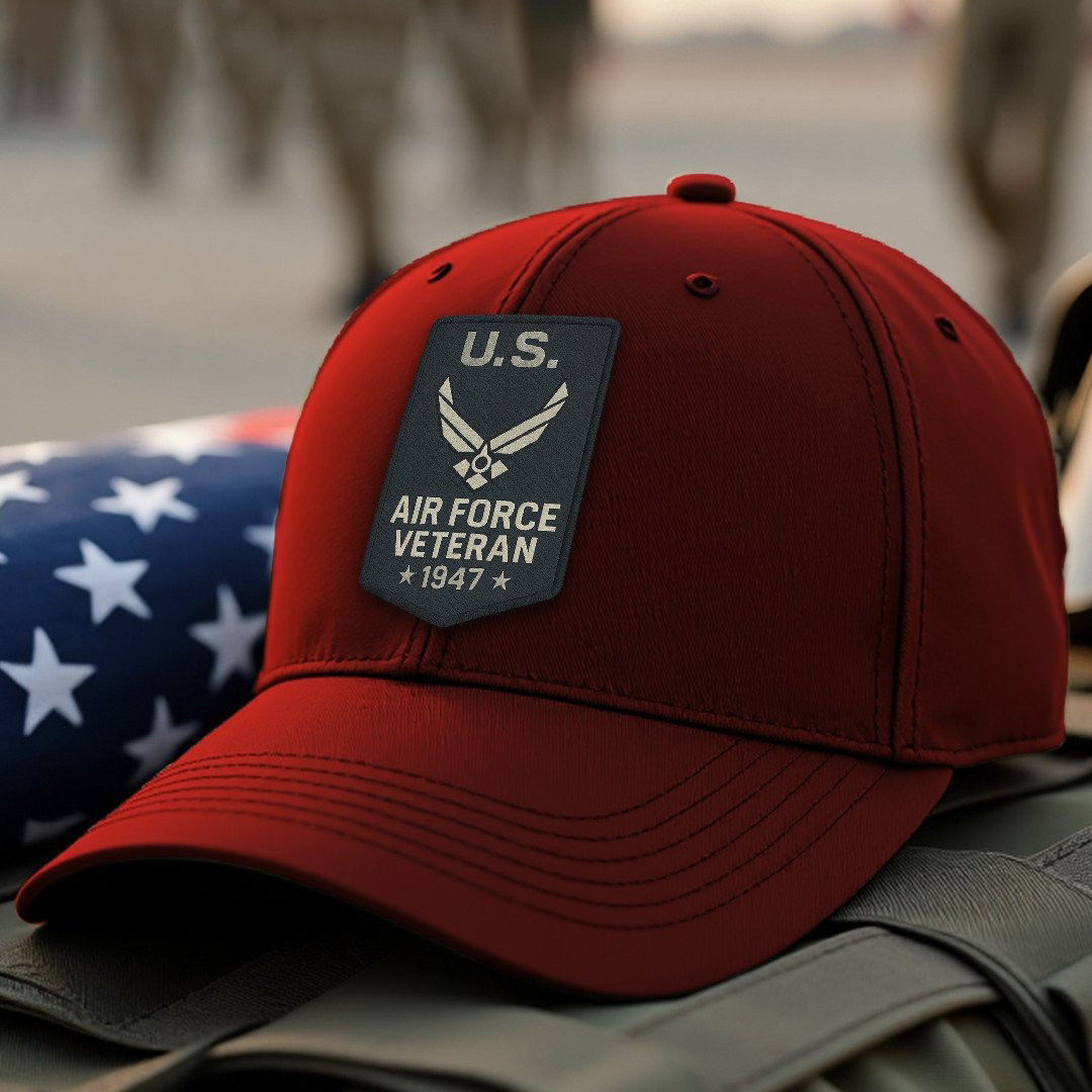 Premium USAF Embroidered Hats VPVC308042, Gifts For Air Force Veteran, Gifts On Father’s Day, Armed Forces Day, Independence Day, Veterans Day