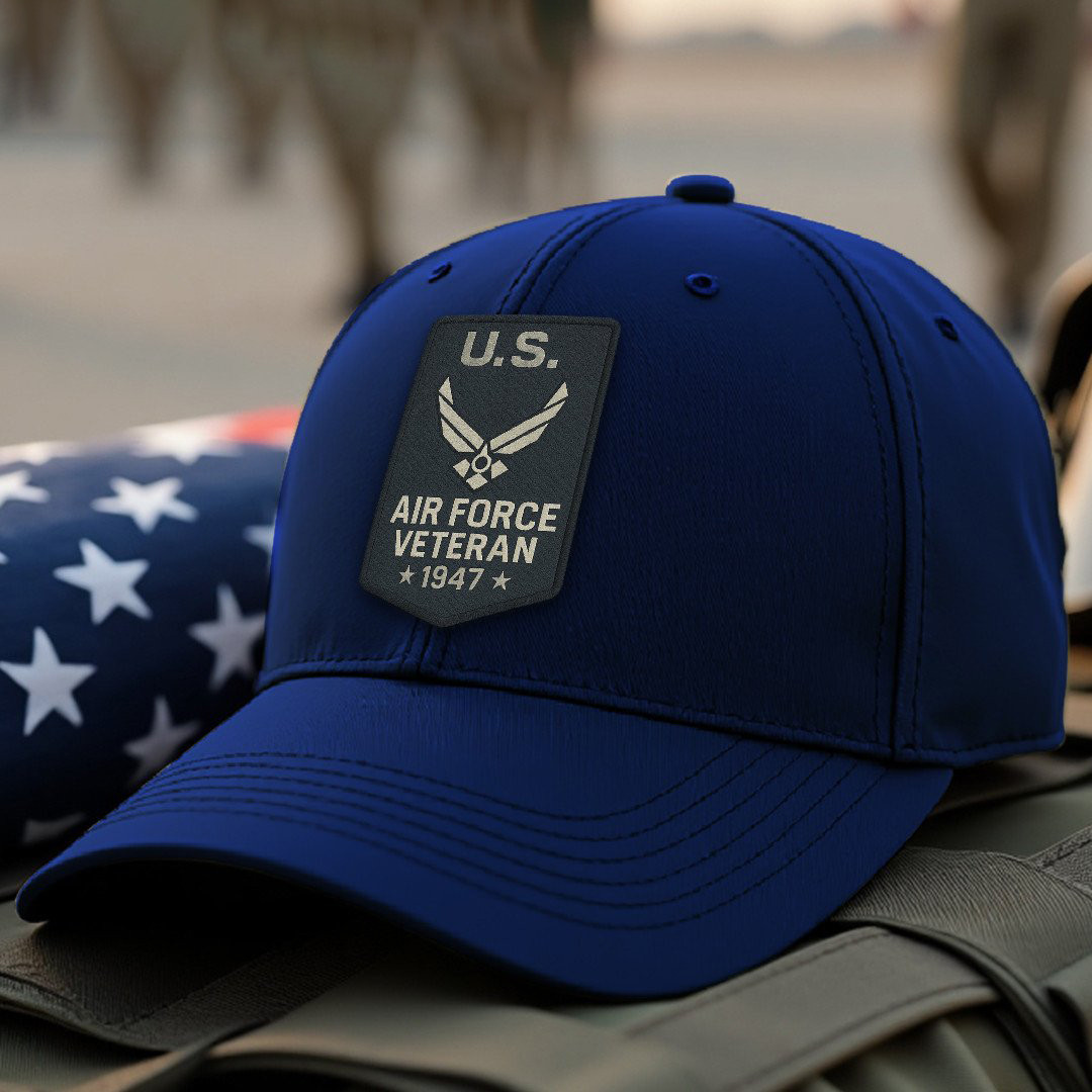 Premium USAF Embroidered Hats VPVC308045, Gifts For Air Force Veteran, Gifts On Father’s Day, Armed Forces Day, Independence Day, Veterans Day