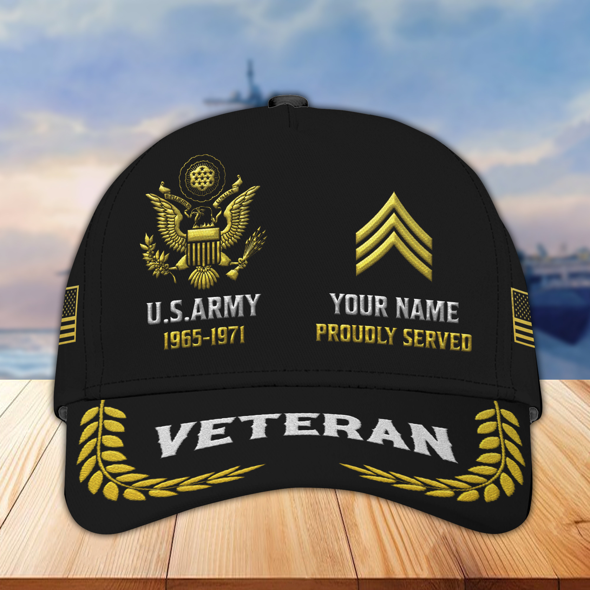 Premium Custom US Army Embroidered Hats VPVC307701, Gifts For Army Veteran, Best Gifts On Father’s Day, Armed Forces Day, Independence Day, Veterans Day