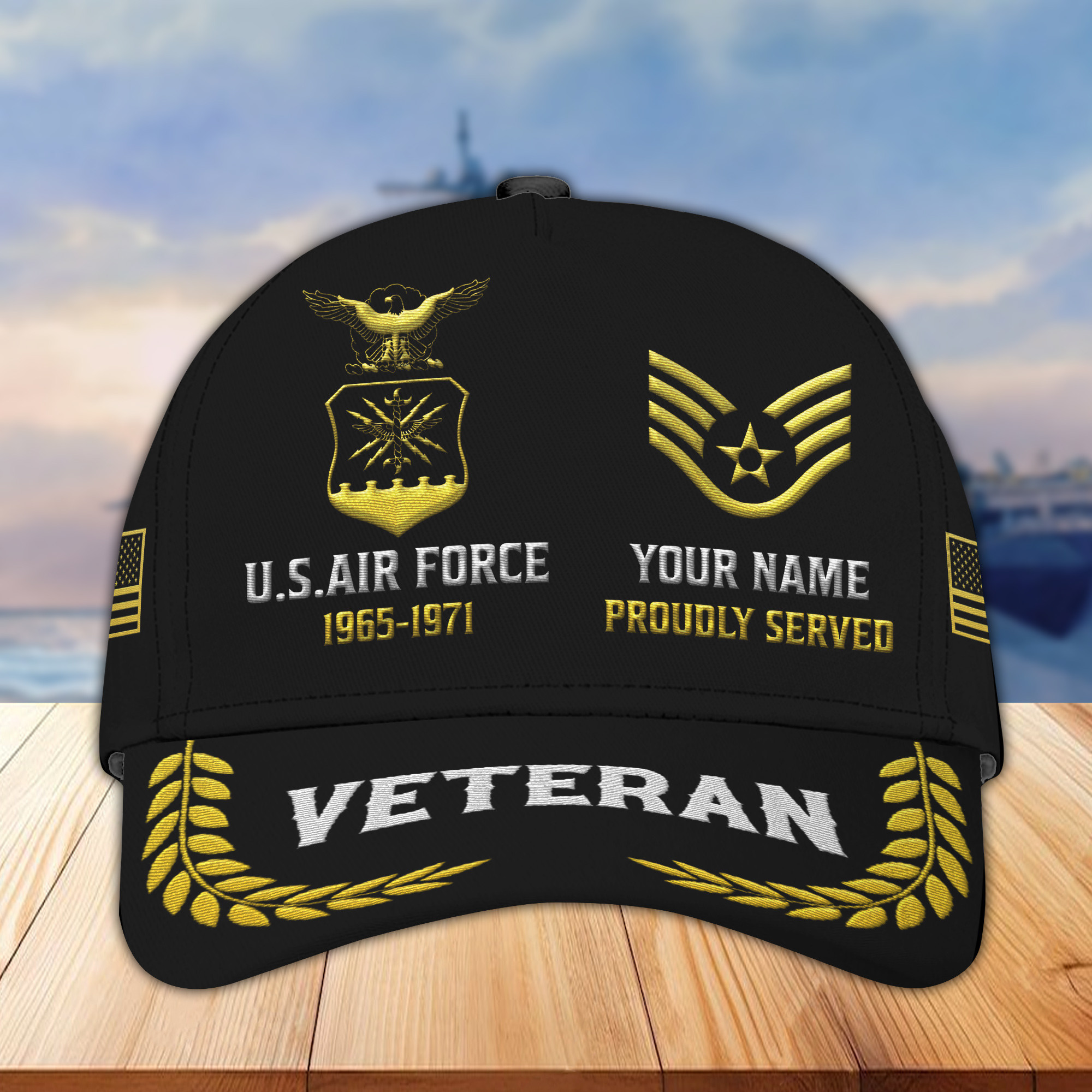 Premium Custom USAF Embroidered Hats VPVC307704, Gifts For Air Force Veteran, Best Gifts On Father’s Day, Armed Forces Day, Independence Day, Veterans Day