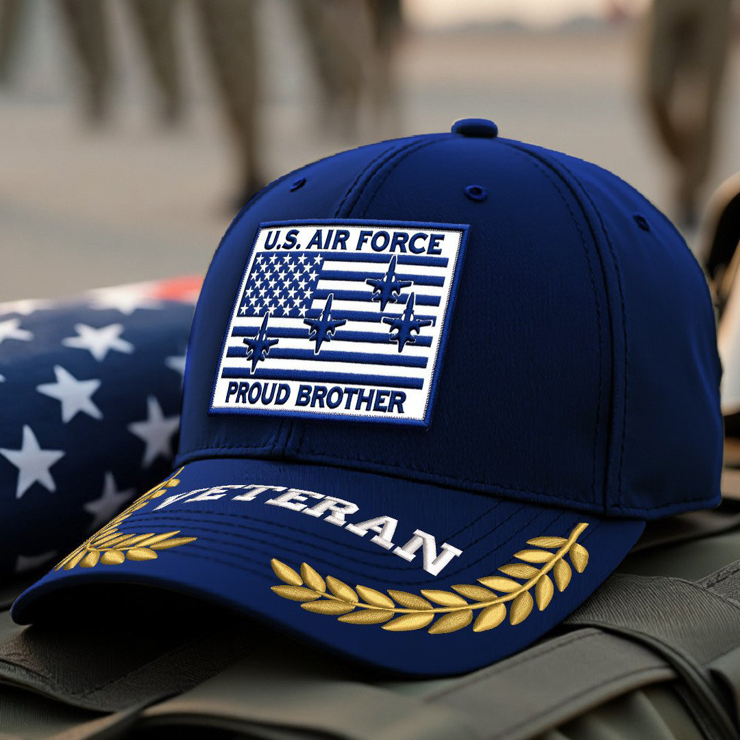 Premium USAF Embroidered Hats VPVC308073, Gifts For Air Force Veteran, Gifts On Father’s Day, Armed Forces Day, Independence Day, Veterans Day