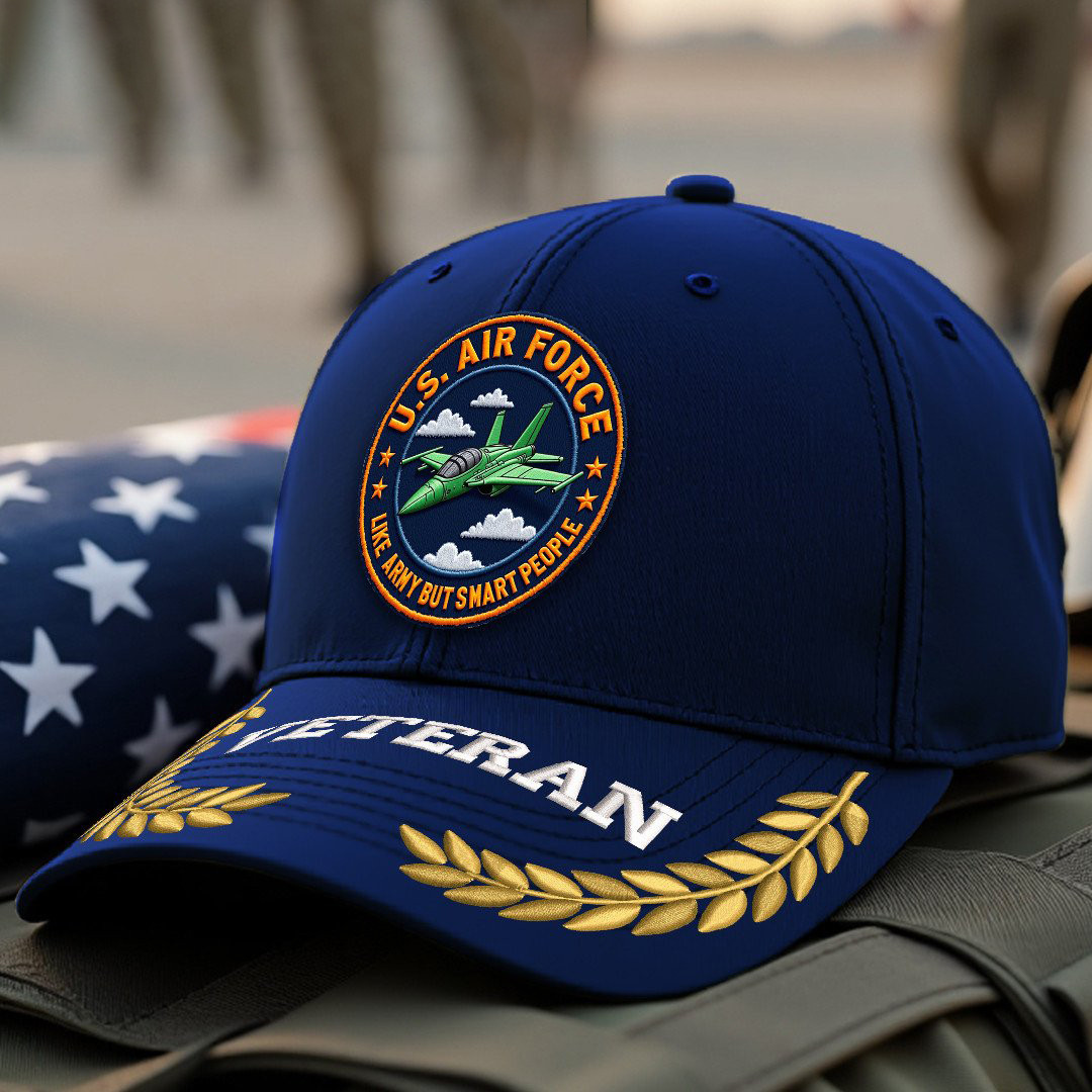 Premium USAF Embroidered Hats VPVC308076, Gifts For Air Force Veteran, Gifts On Father’s Day, Armed Forces Day, Independence Day, Veterans Day