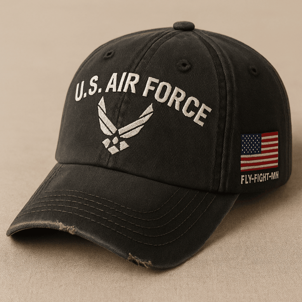 Premium USAF Embroidered Hats VPVC308085, Gifts For Air Force Veteran, Gifts On Father’s Day, Armed Forces Day, Independence Day, Veterans Day