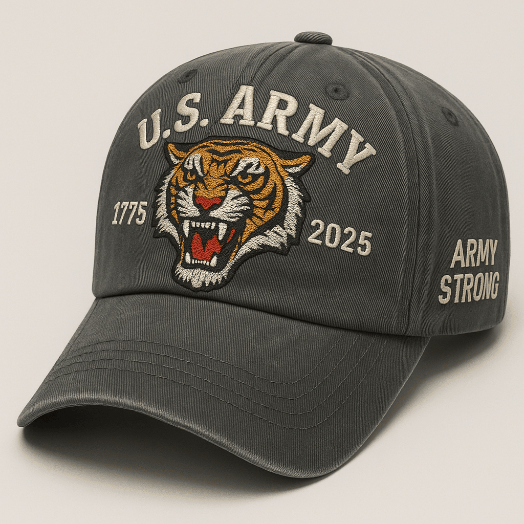 Premium 250th Anniversary Of The Army Embroidered Hats VPVC308095, Gifts For Army Veteran, Gifts On Father’s Day, Veterans Day
