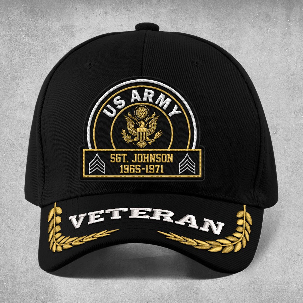 Premium Custom US Army Embroidered Hats VPVC308104, Gifts For Army Veteran, Gifts On Father’s Day, Armed Forces Day, Independence Day, Veterans Day